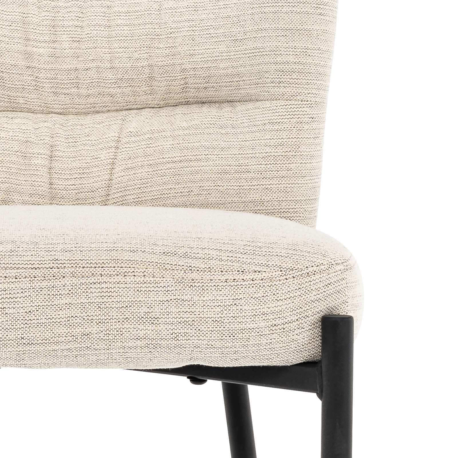 GOODproduct Chaise de salle à manger »Aniene« () 2 cuisDossier et assise rembourrés, hauteur d'assise 49 cm