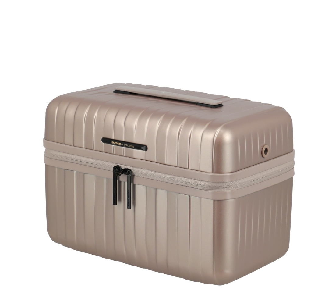 travelite Beautycase »BARBARA NOVELTY Kosmetikkoffer« mit Trolley-Sleeve und flexiblem Ordnungssystem