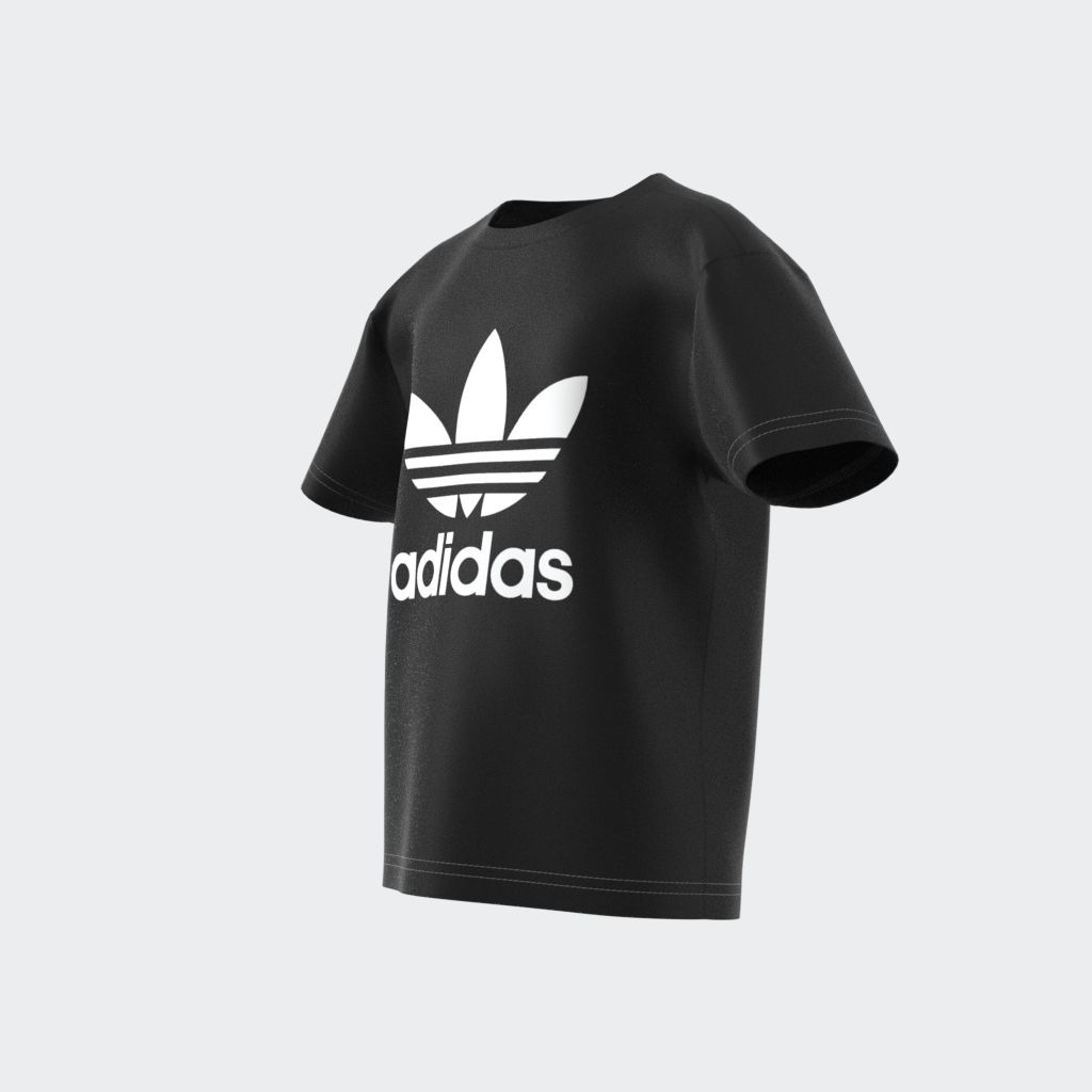 adidas Originals T-shirt »ADICOLOR TREFOIL KIDS« für Kinder, mit Rundhalsausschnitt, ohne Verschluss