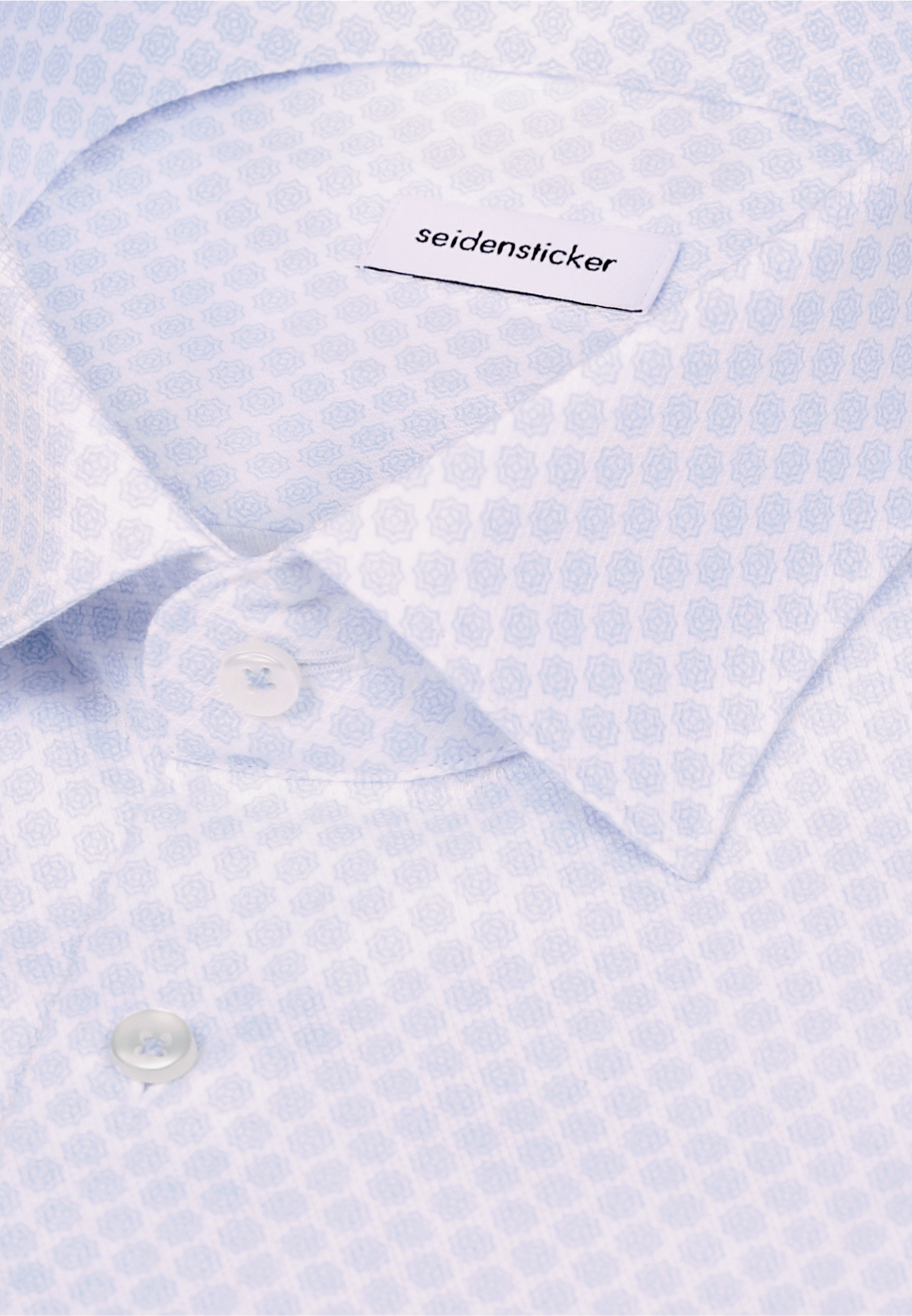 seidensticker Businesshemd »Schwarze Rose« Comfort 1/1 Kentkragen Druck