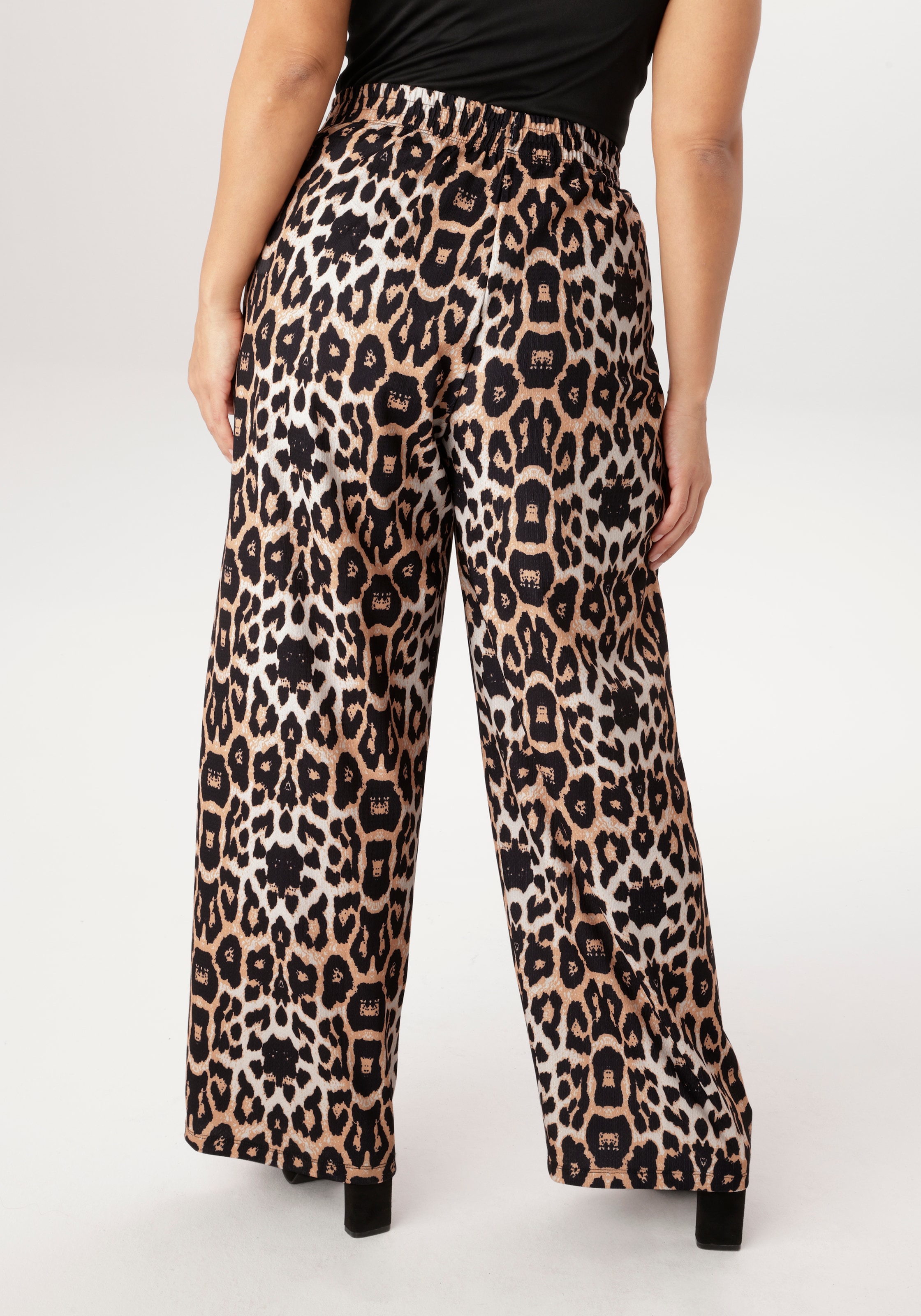 Aniston PLUS Schlupfhose  in trendigem Leoprint - NEUE KOLLEKTION