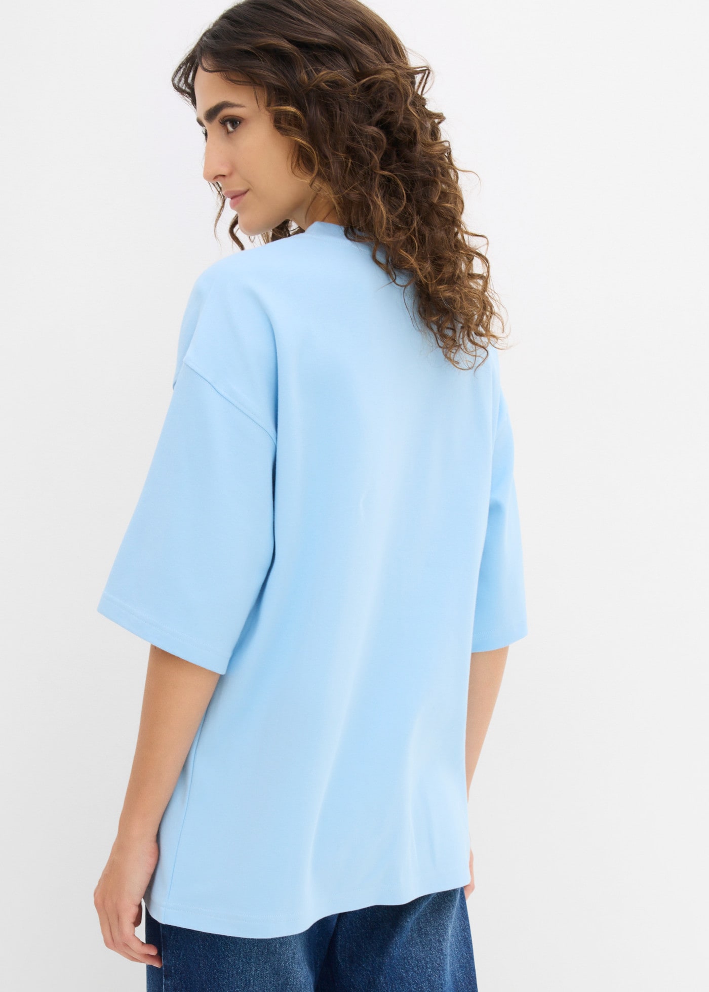 bonprix Oversize-Shirt mit Oversize-Schnitt, aus schwerer Baumwolle, in Grössen bis XXL