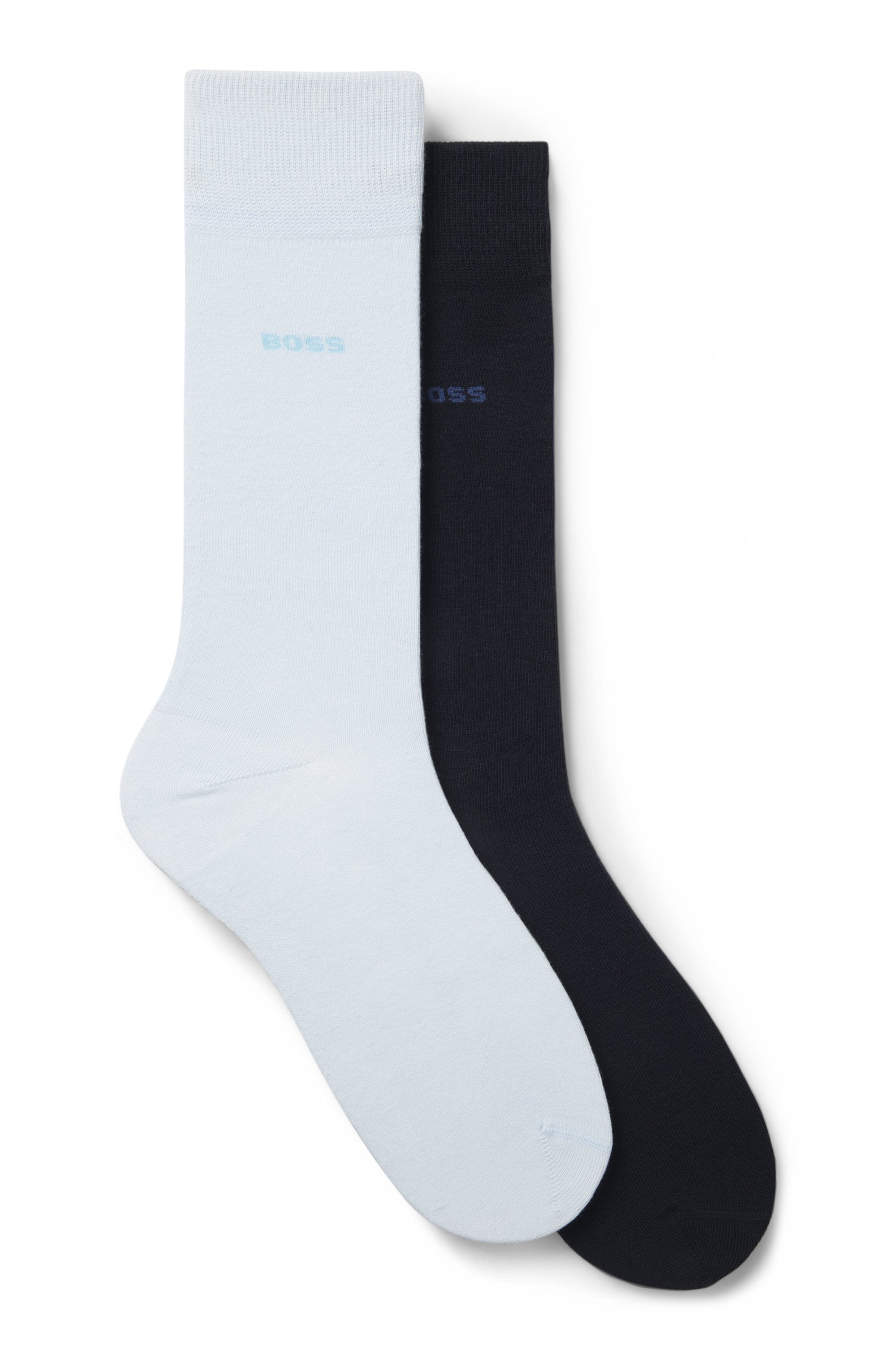 BOSS Chaussettes d'affaires »2P RS Uni CC« Packung, 2er, 2 Couple tlg. mit Markenlogo