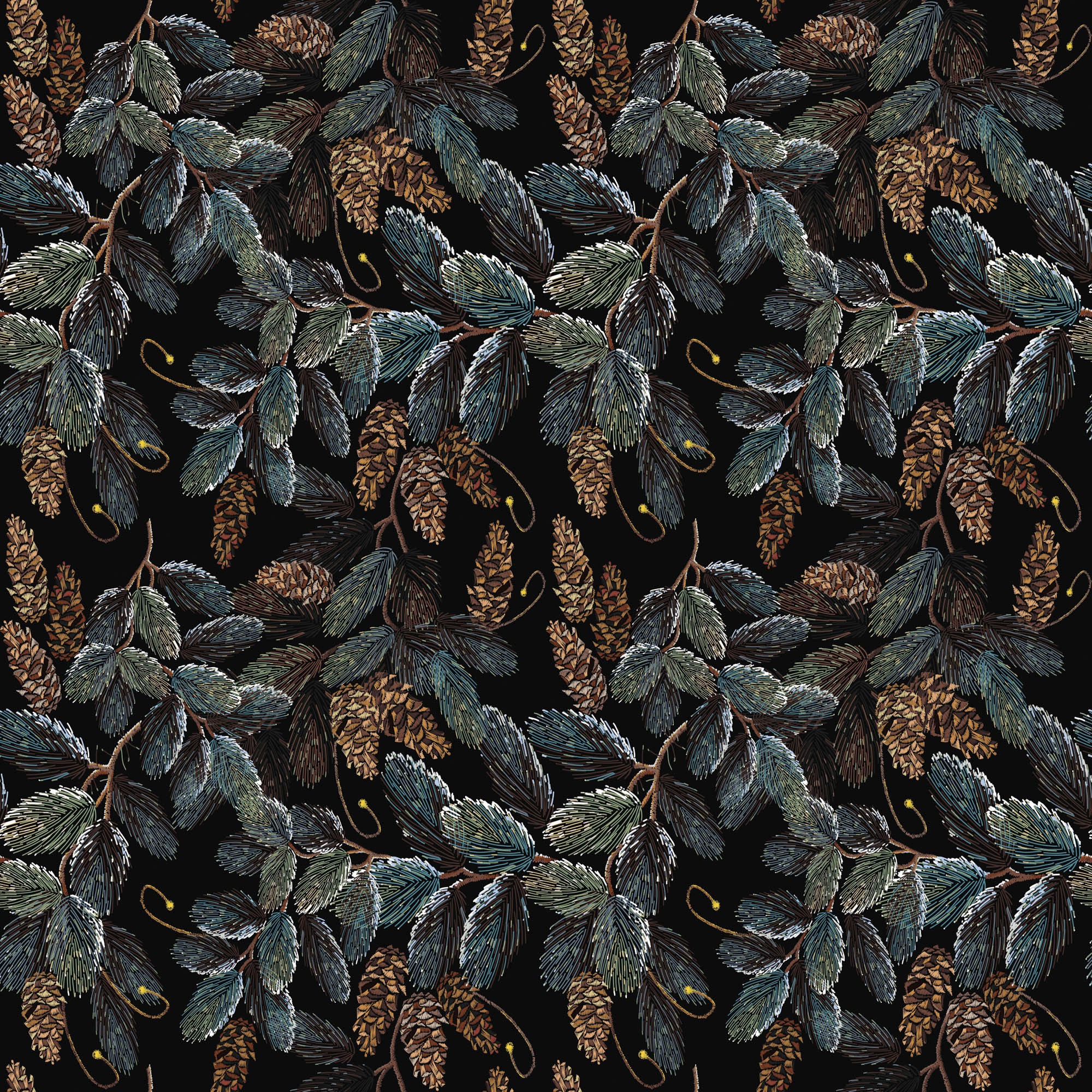 queence Dekokissen »Randi« Kissenhülle,Tannenzapfen,Winterlich,Weihnachten,Naturmotiv,Festlich