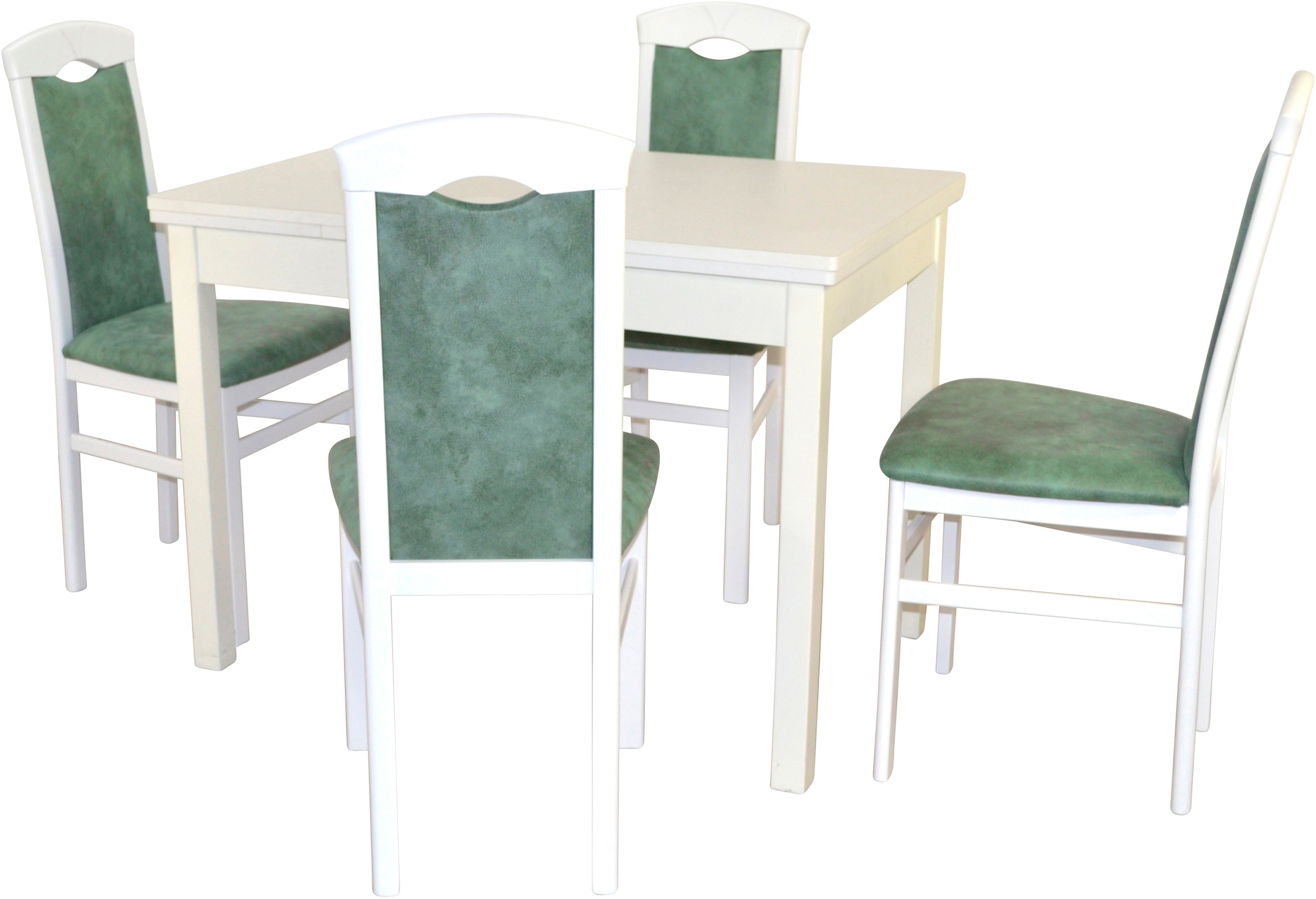 HOFMANN LIVING AND MORE Ensemble de salle à manger »5tlg. Tischgruppe« Spar-Set, 5tlg. Tischgruppe, 5 cuis tlg. Stühle montiert