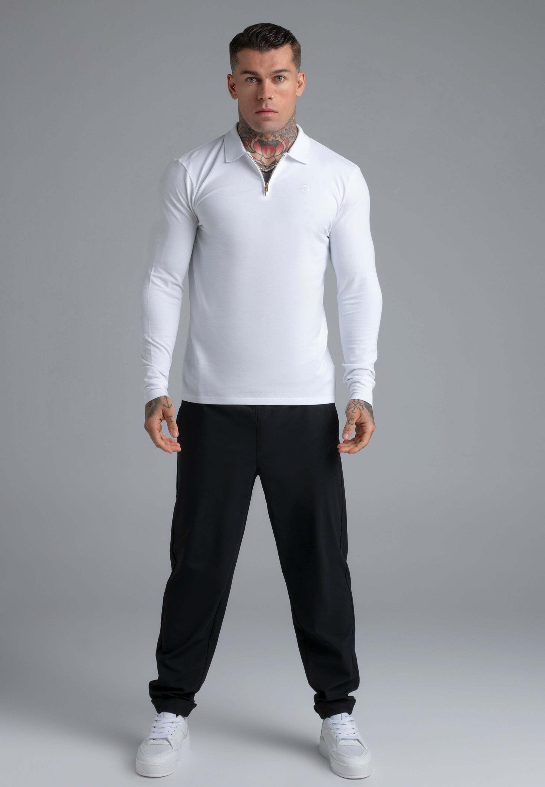 Siksilk Langarm-Poloshirt »Siksilk Langarmpolo Longlseeved Zip«