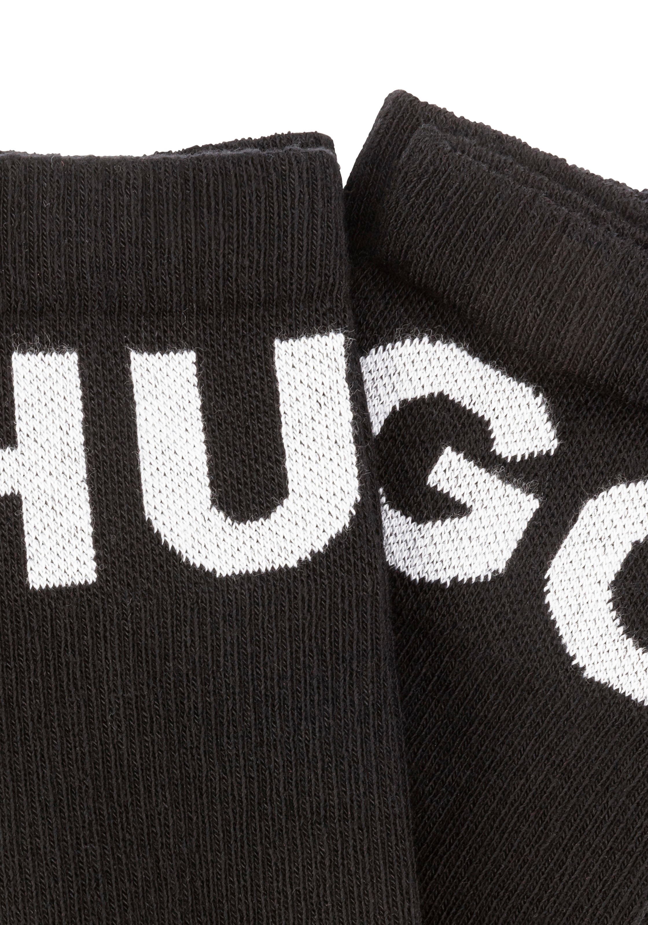 HUGO Underwear Chaussettes de loisirs »3P QS ICONIC CC 1« Packung, 3er, 3 Couple tlg. mit HUGO Logostickerei in Kontrastfarbe