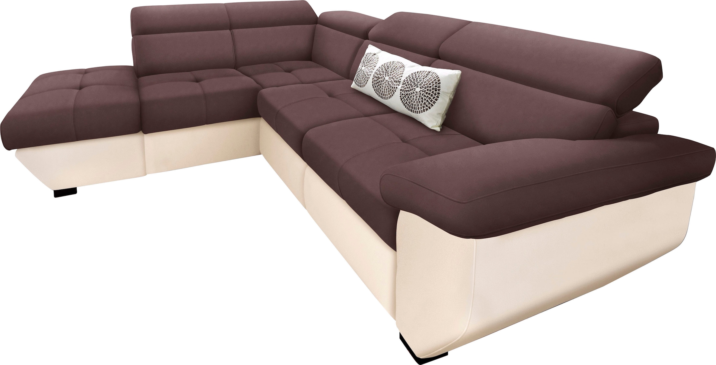 COTTA Ecksofa »Speedway L-Form« mit Kopfteilverstellung, wahlweise mit Bettfunktion & Bettkasten