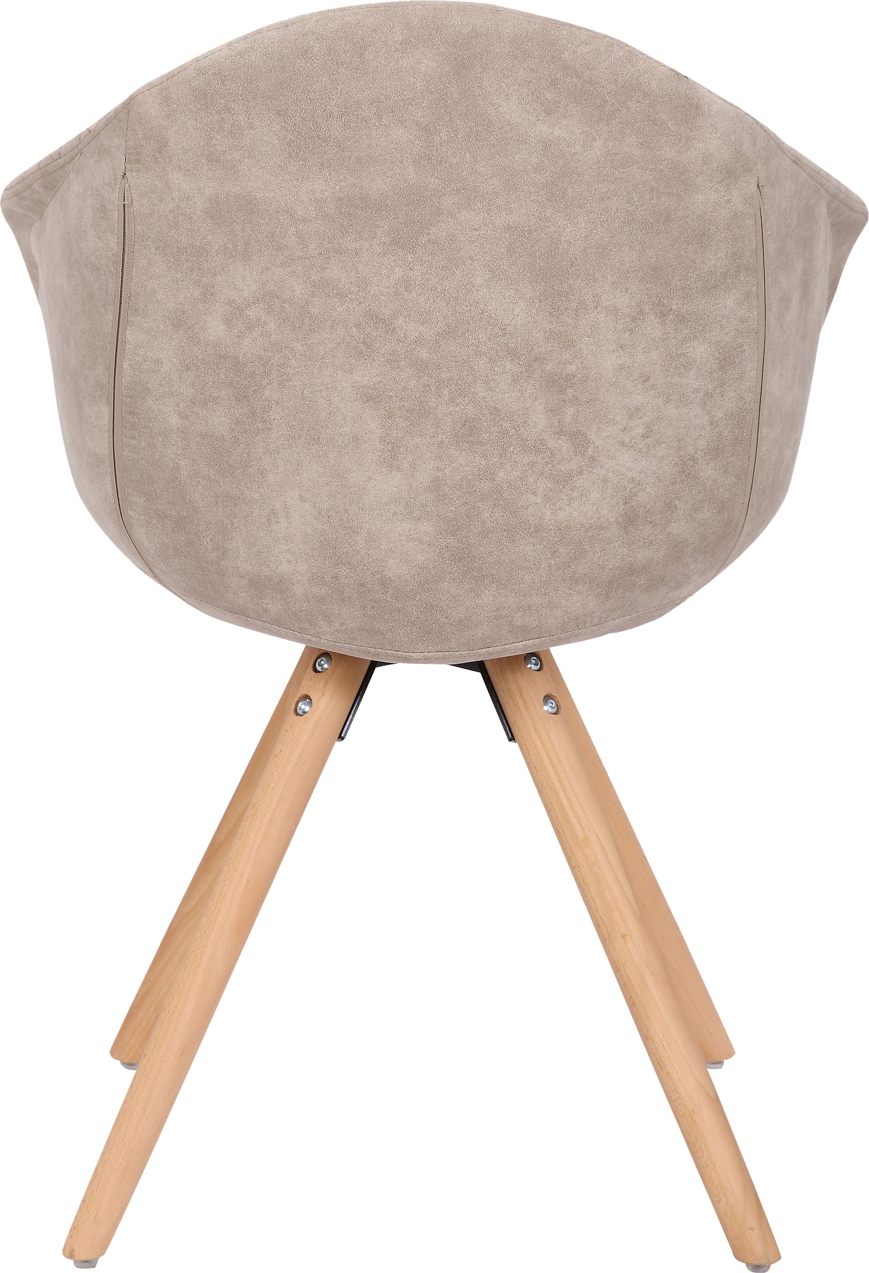 Kayoom Chaise rembourrée »Stuhl Chadwick 110 2er-Set, stilvolles Design, in Naturfarben gehalten« (Set) 2 cuisbequem, Holzbeine, weich gepolstert, stilvolles Design