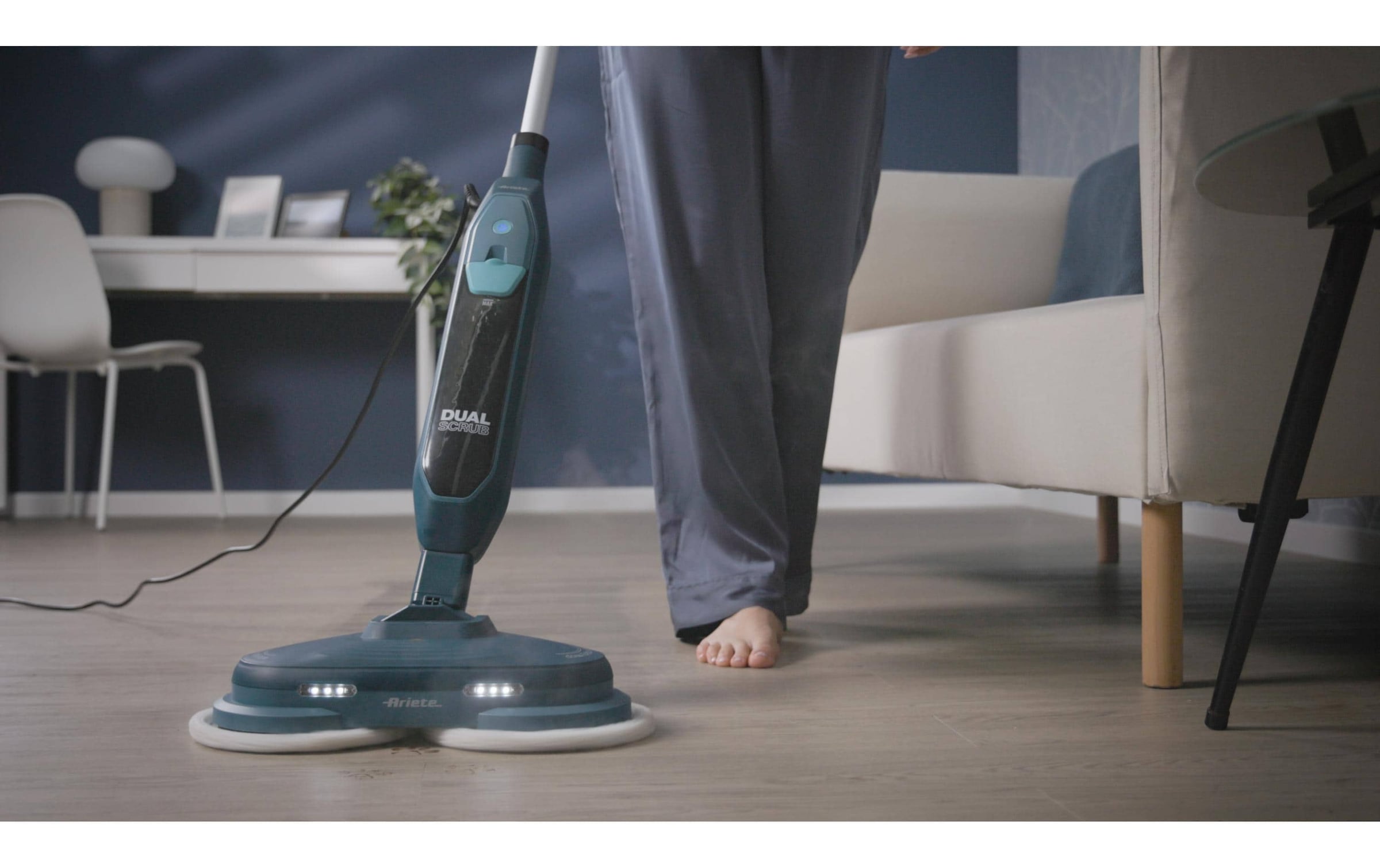 Ariete Nettoyeur à vapeur »ARI-4178-GR mit rotierenden Pads 1200 W 0.4 l«