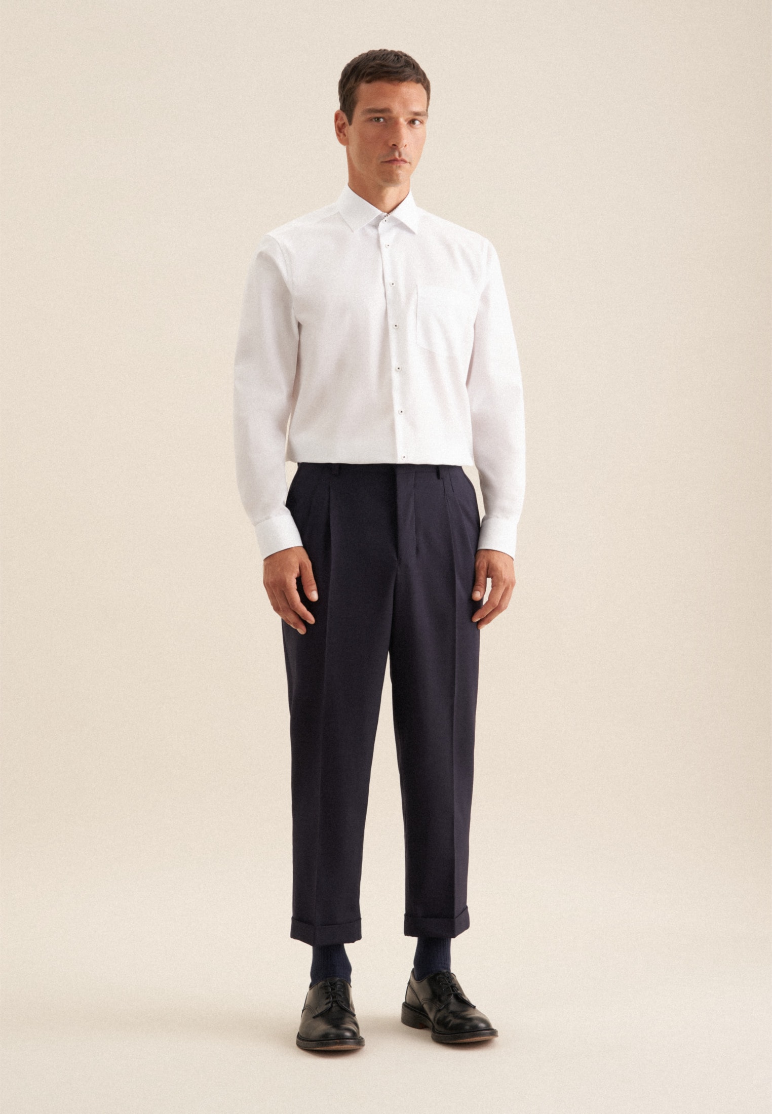 seidensticker Businesshemd »Regular« Regular 1/1 Kentkragen Uni