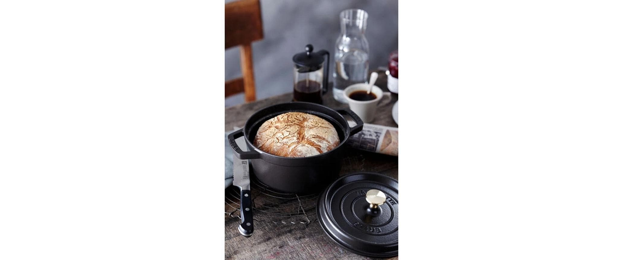 STAUB Rôtissoire »Cocotte« robust, langlebig, perfekte Hitzeverteilung, Aromaregen-Deckel