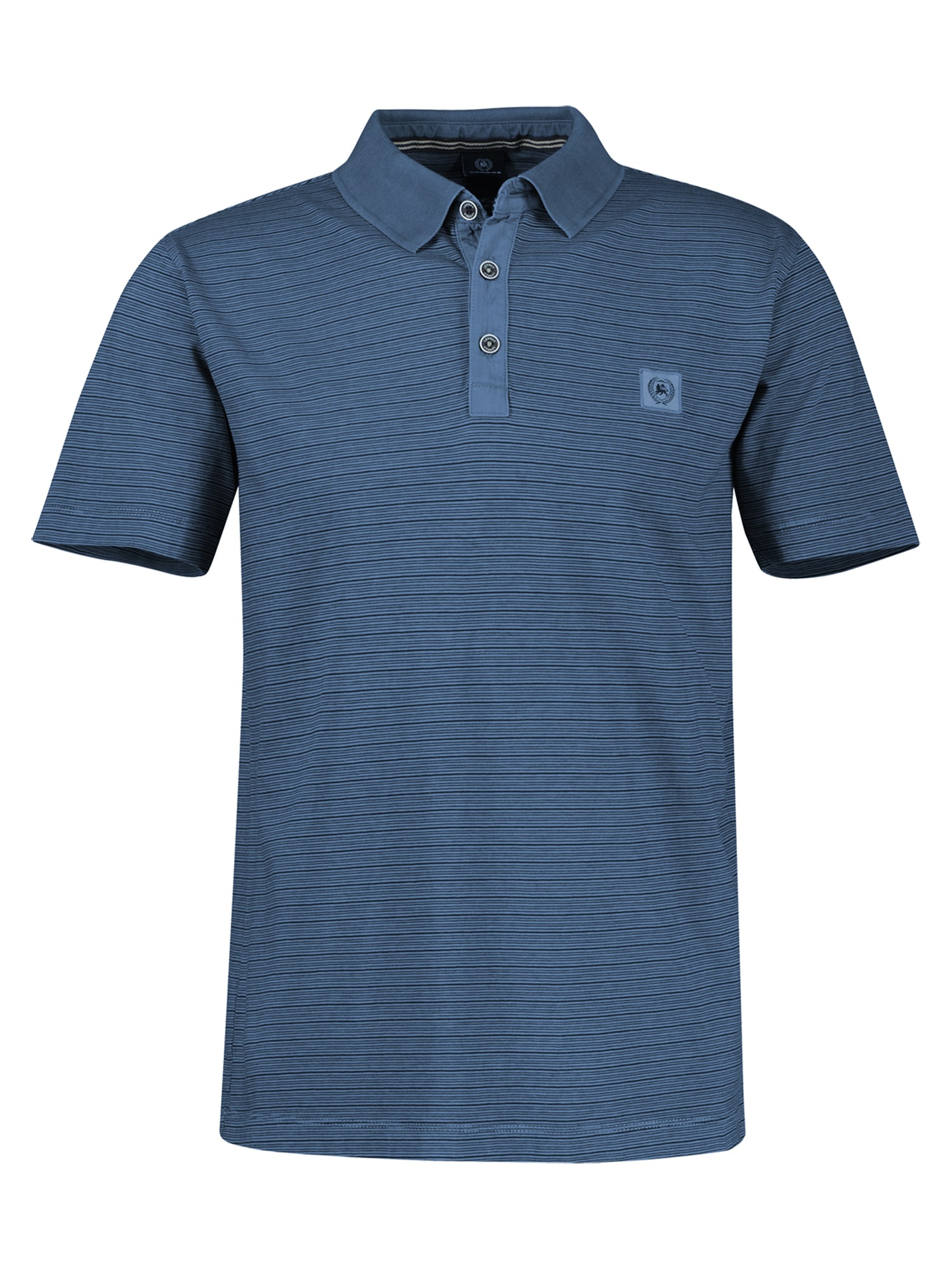 LERROS Polo »Poloshirt mit Fineliner-Optik, 100 % Baumwolle«