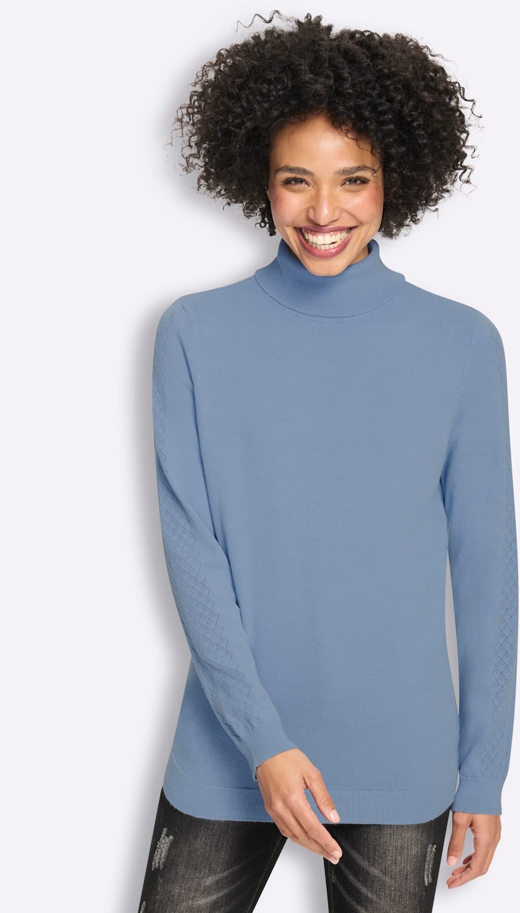 heine Pull à col roulé »Rollkragen-Pullover«