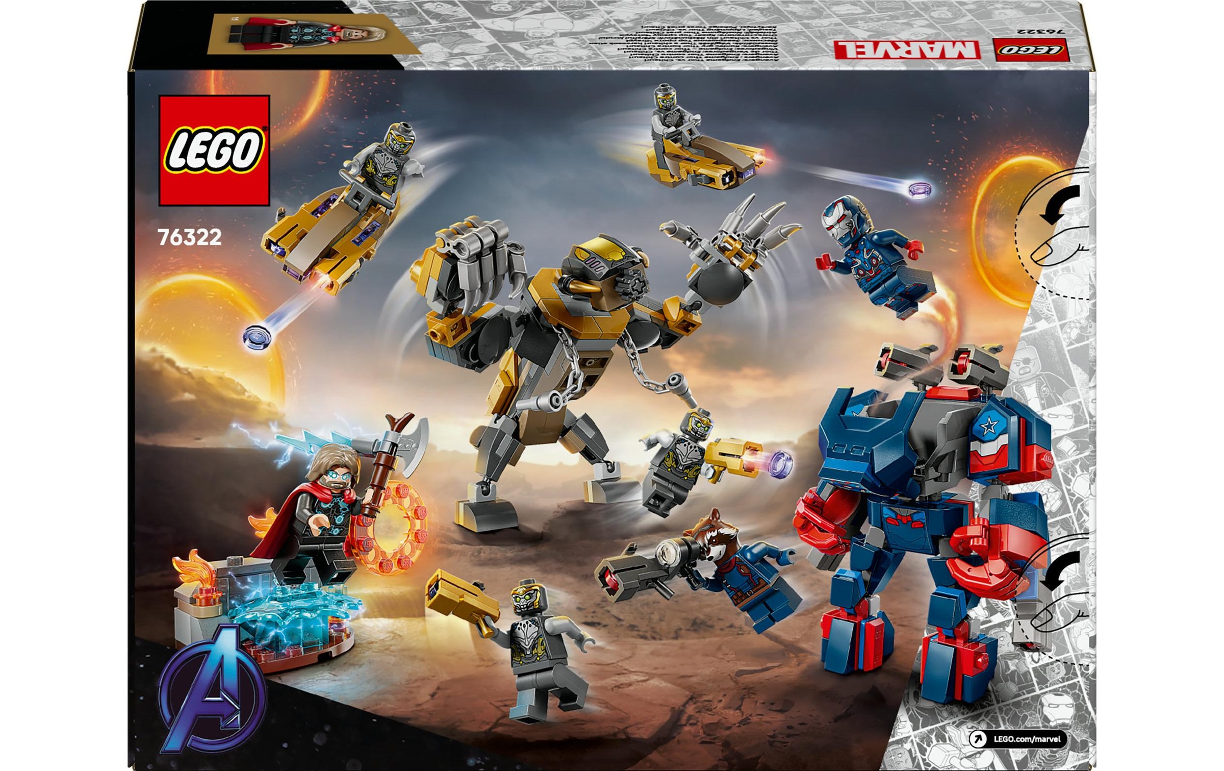 LEGO® Spielbausteine »LEGO® Marvel Avengers: Endgame Thor vs. Chitauri 76322«