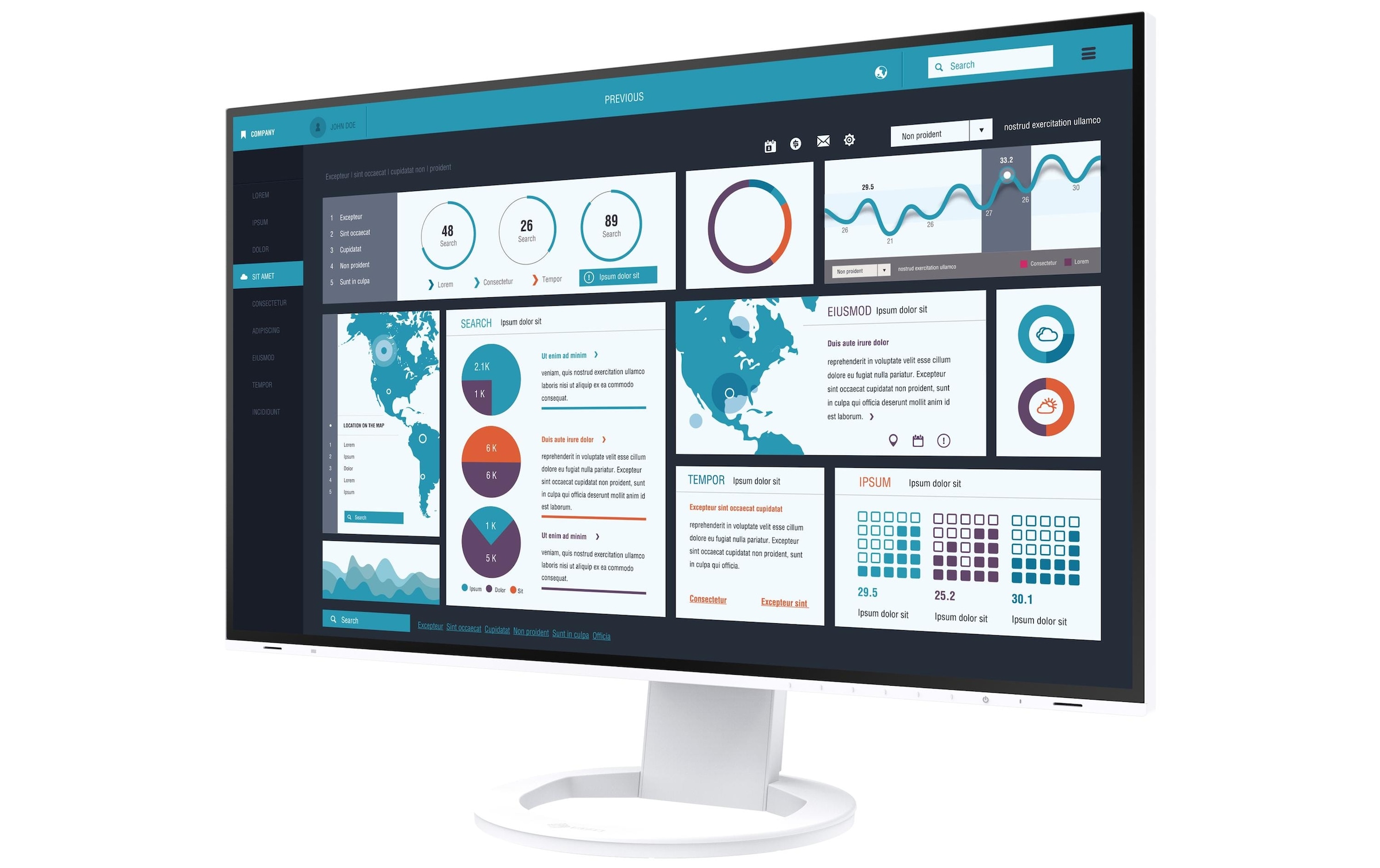 Eizo Ergo Monitor »EV2795 Swiss Edition« 68,31 cm/27 ″  2560 x 1440 px WQHD 5 Reaktionszeit 60 Hz