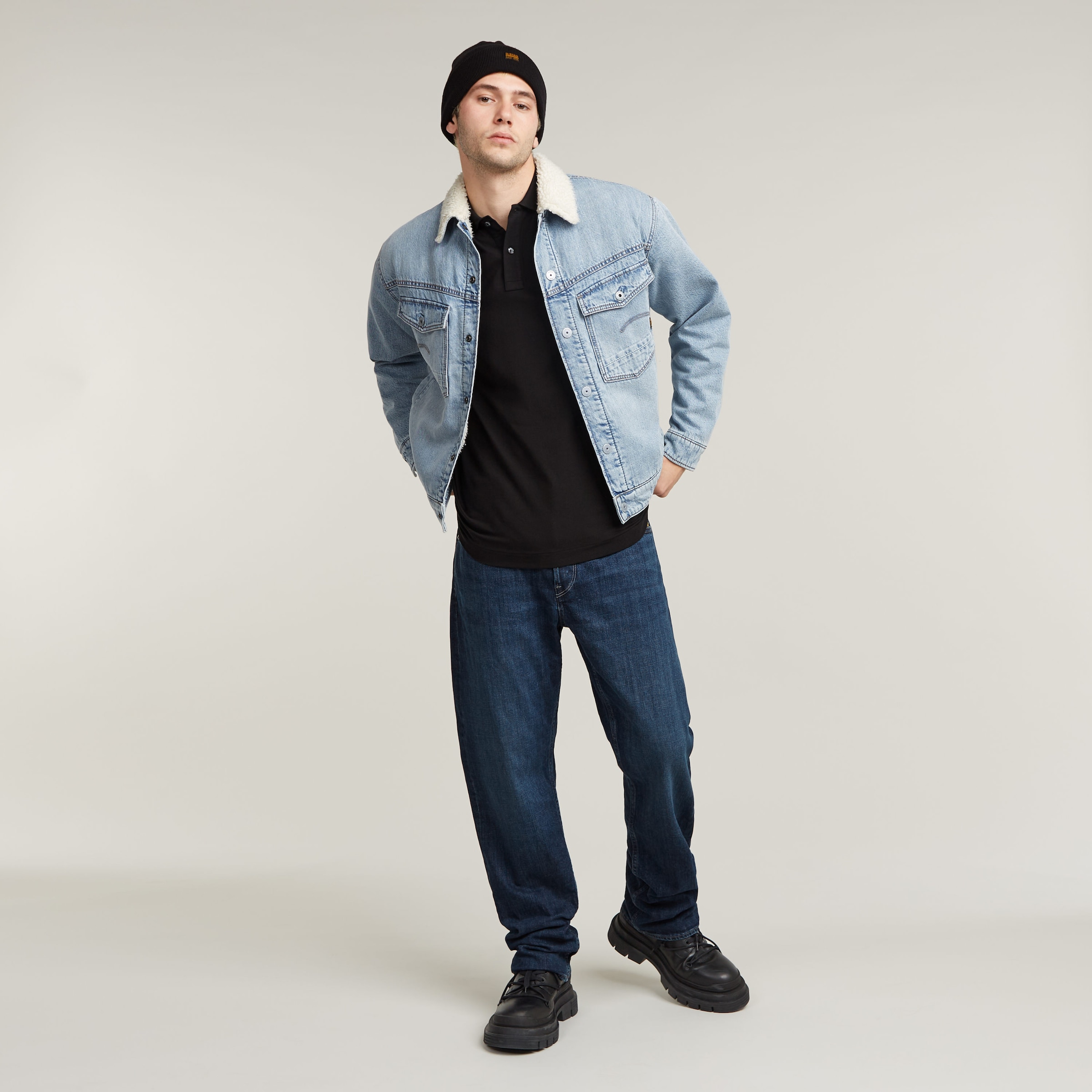 G-STAR Polo »Dunda Slim Fit« Logostickerei auf der Brust