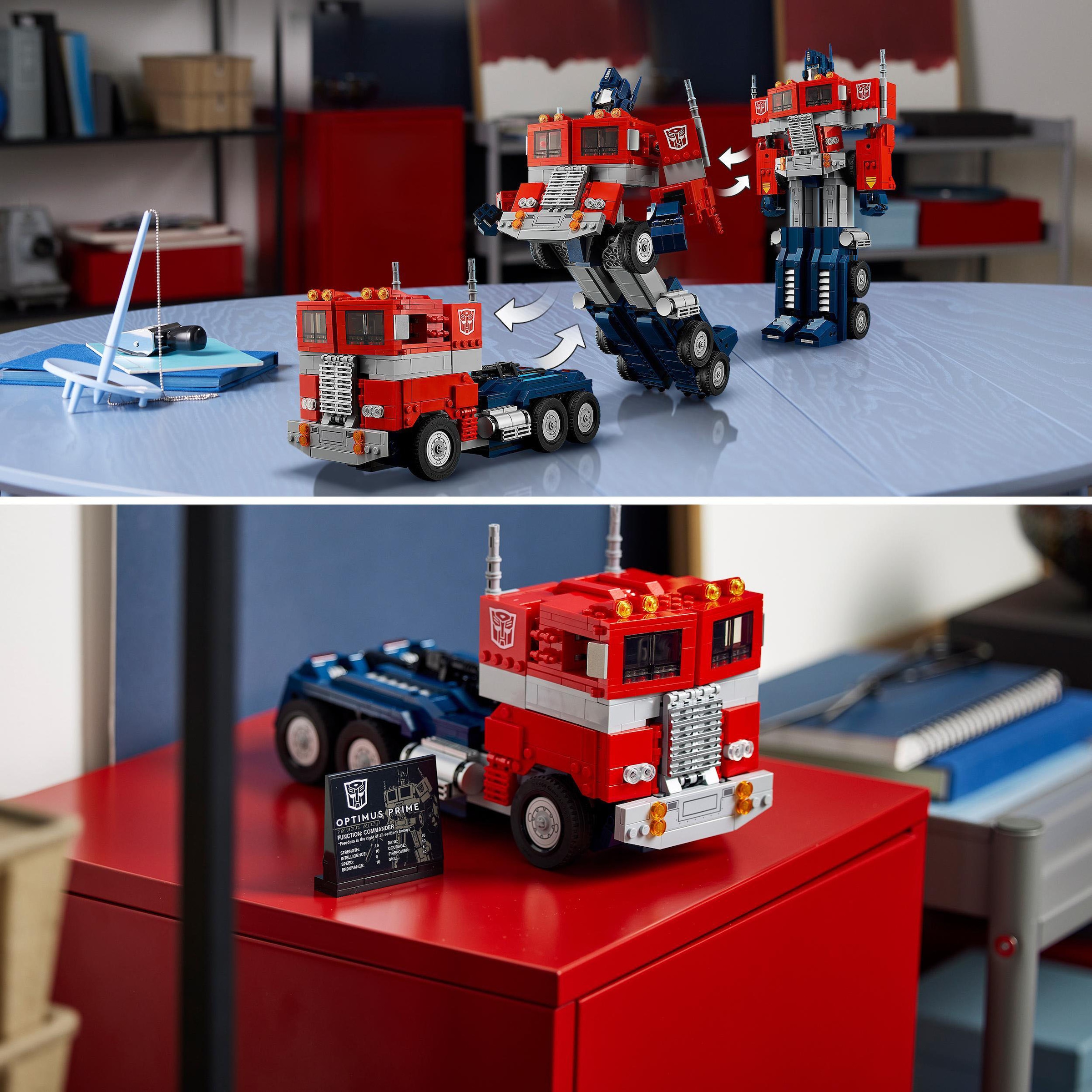 LEGO® Konstruktionsspielsteine »Optimus Prime (10302), LEGO® Icons« Made in Europe