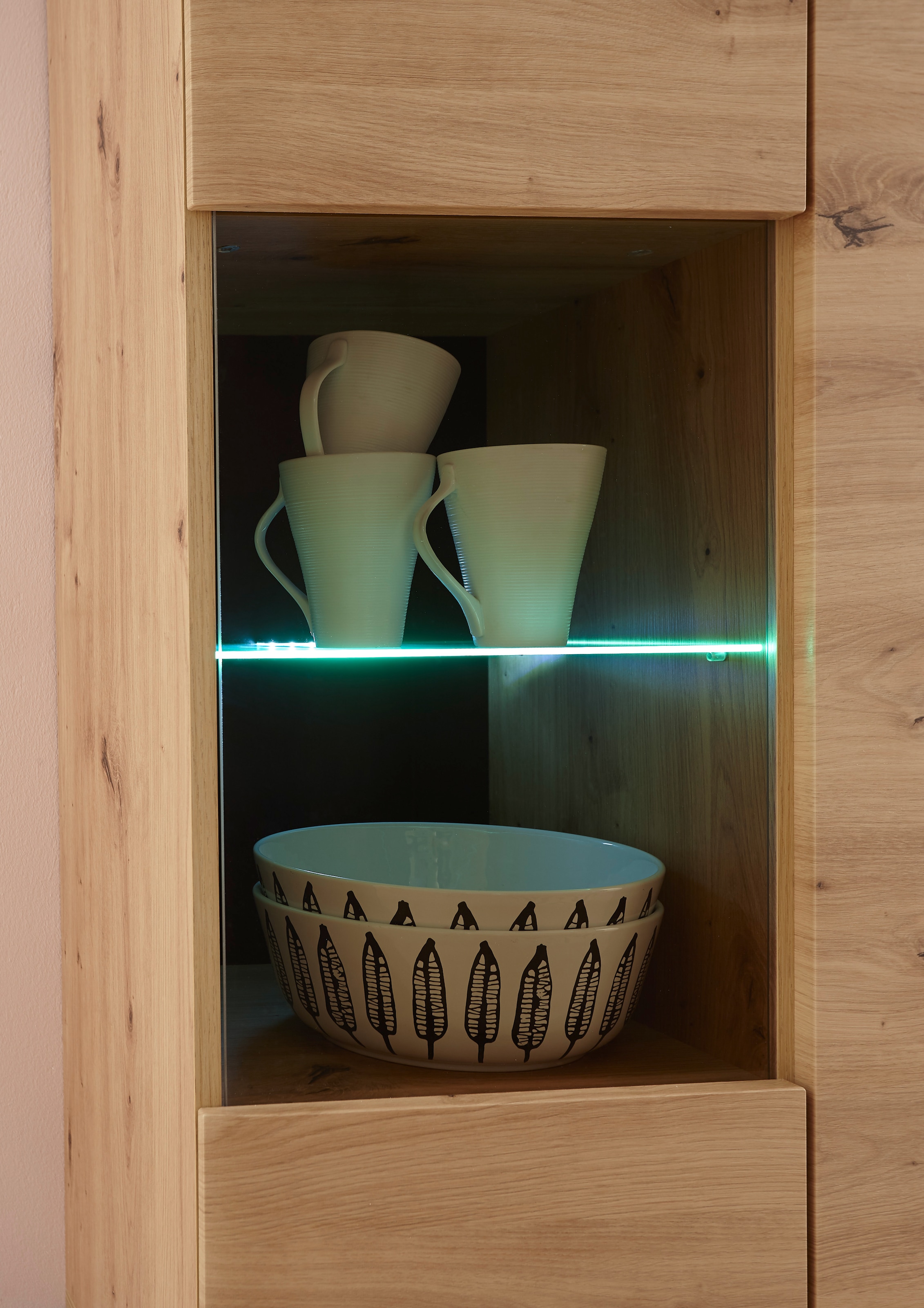 Home affaire Meuble mural »Torge, Anbauwand, Schrankwand, Mediawand, Wohnzimmer-Set« Set, 4 cuis tlg.