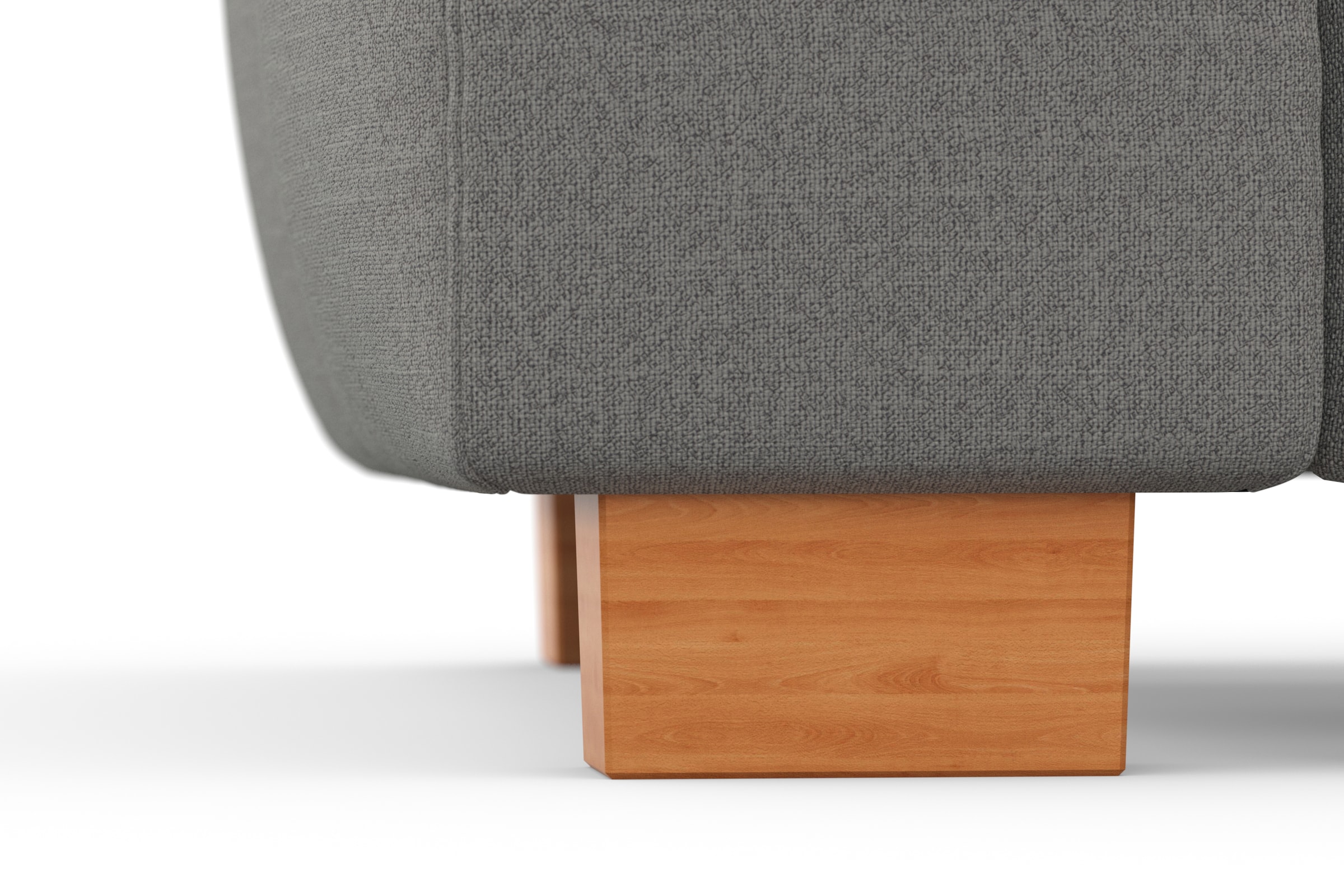 sit&more Canapé d'angle »Dundee L-Form« mit Federkern und Massivholzfüssen, wahlweise mit Kopfteilverstellung