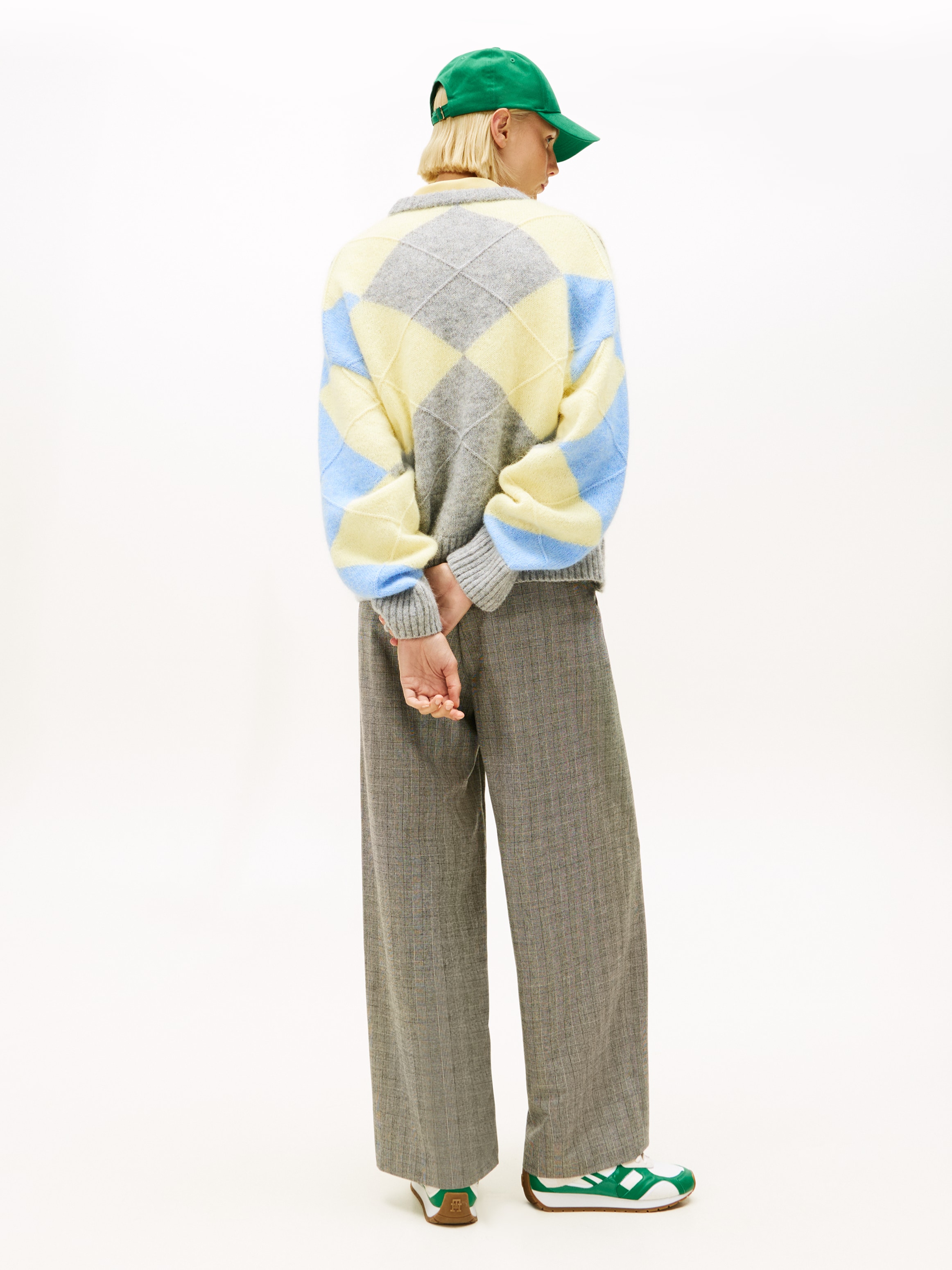 Tommy Hilfiger Strickpullover »ALPACA BLEND ARGYLE C-NK LS SWT«