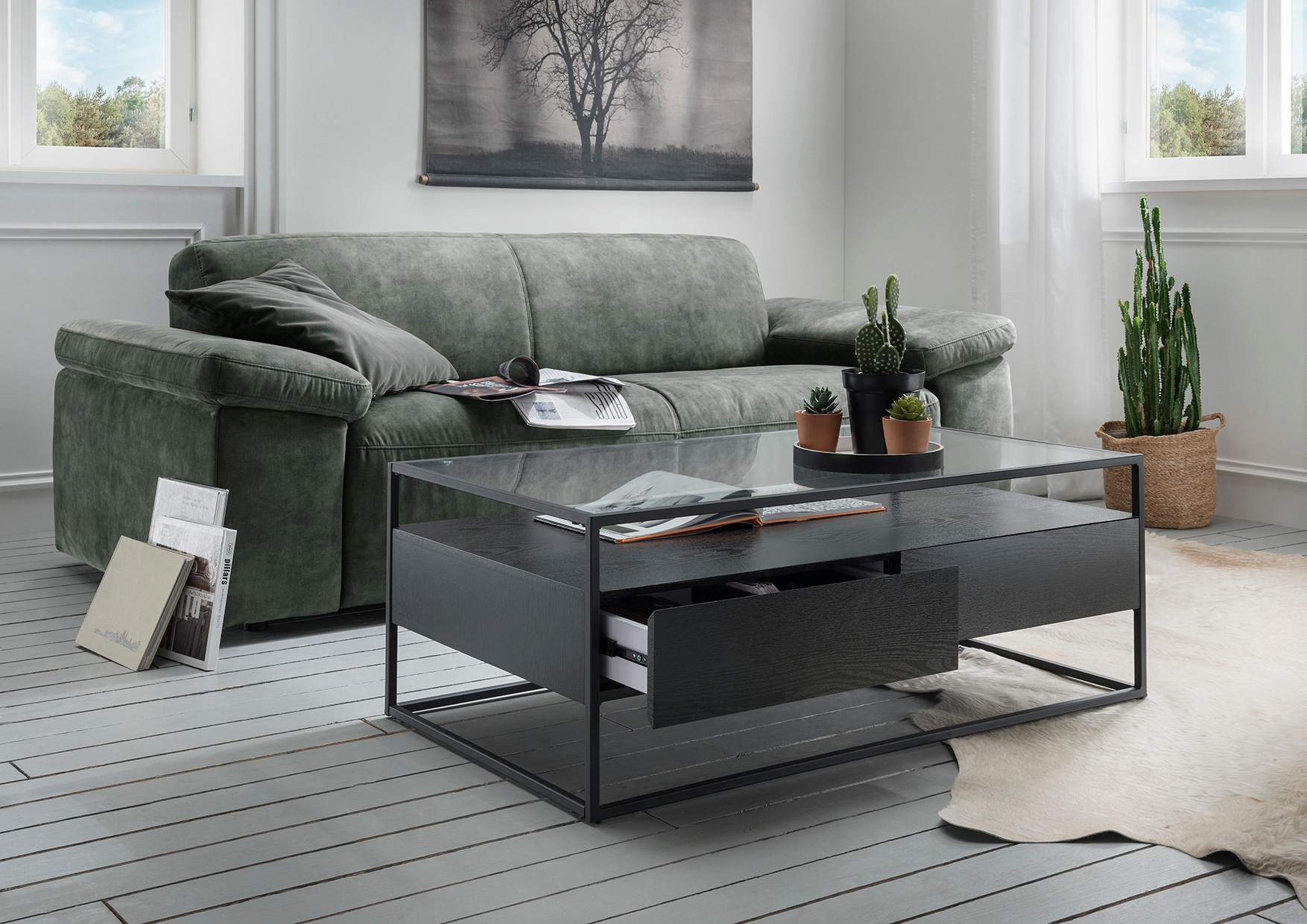 Paroli Table basse »Bozen« mit Schubladen