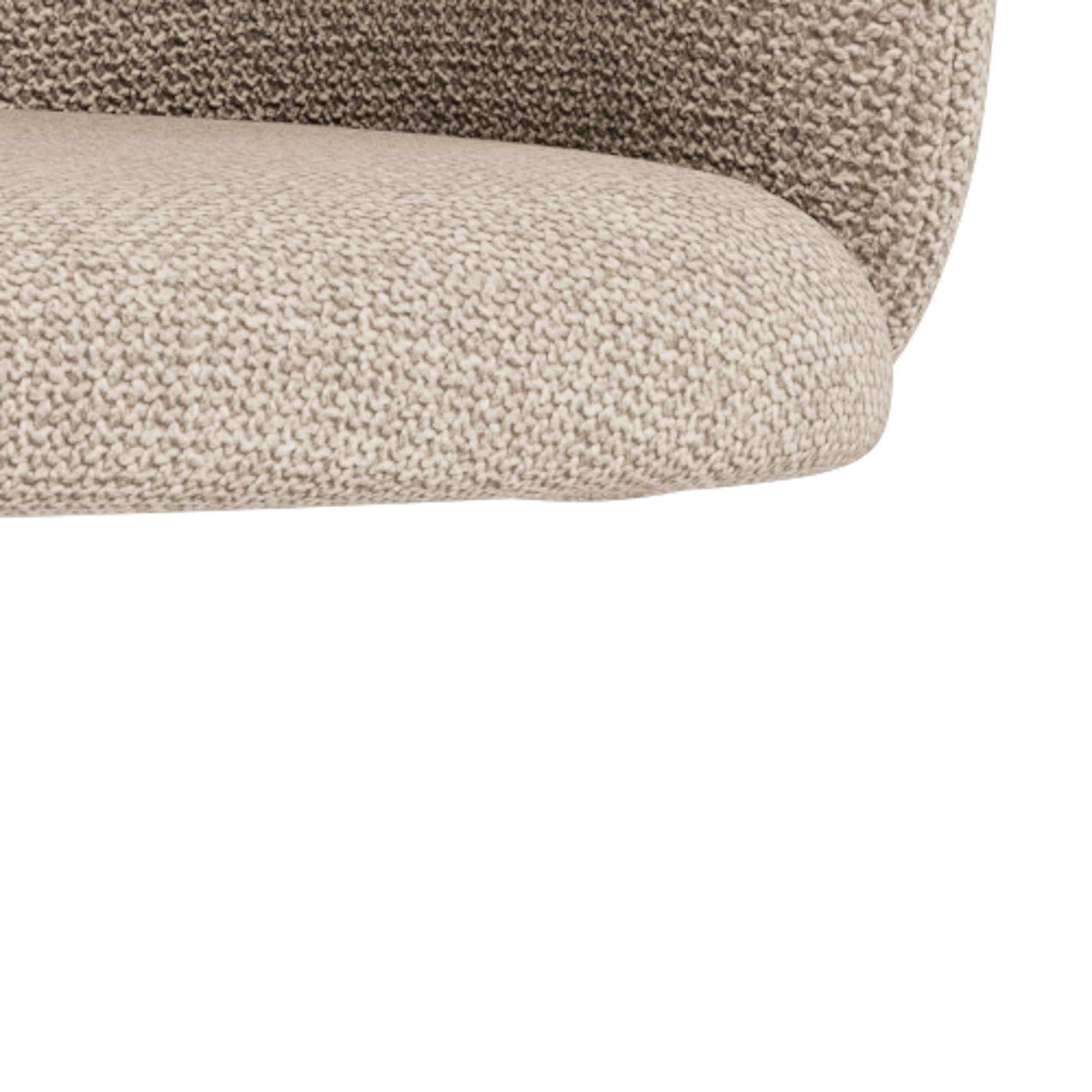 ACTONA GROUP Barhocker »Eleanor gepolstert - drehbar & höhenverstellbar, moderne« 1 Stk. tlg. Bequemer Barstuhl mit Fussstütze und Drehfunktion im Scandi Stil