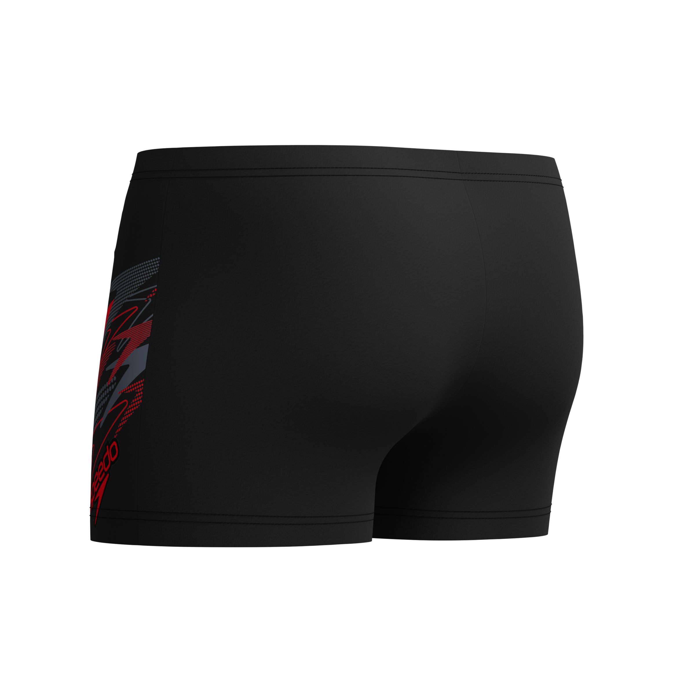 Speedo Maillot de bain avec motif de vagues en plastisol, stable en forme, à séchage rapide
