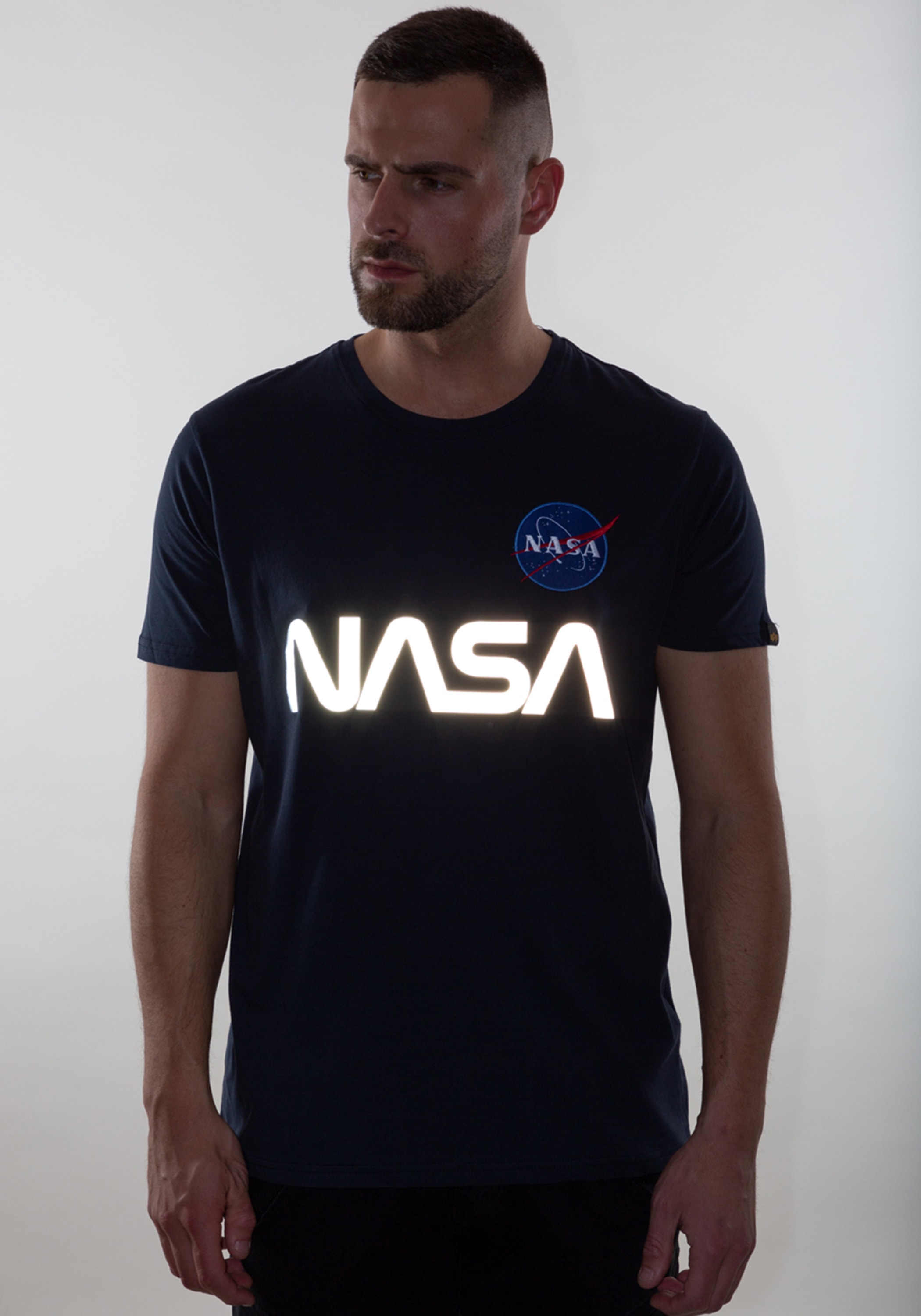 Alpha Industries T-shirt »NASA Reflective T«