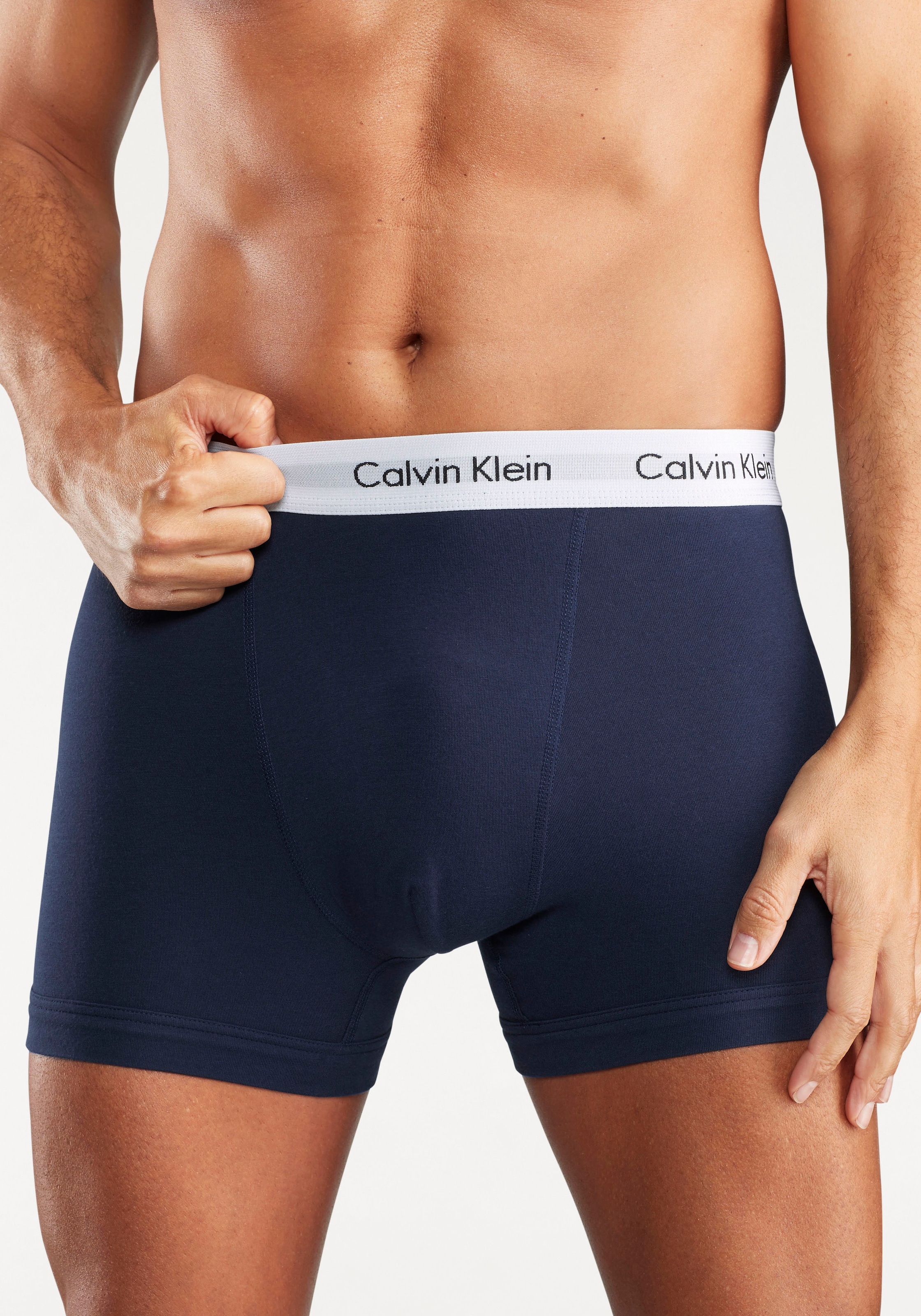 Calvin Klein Underwear Boxer »CK Boxer 3x« 3 cuis mit Logoschriftzug am Bund