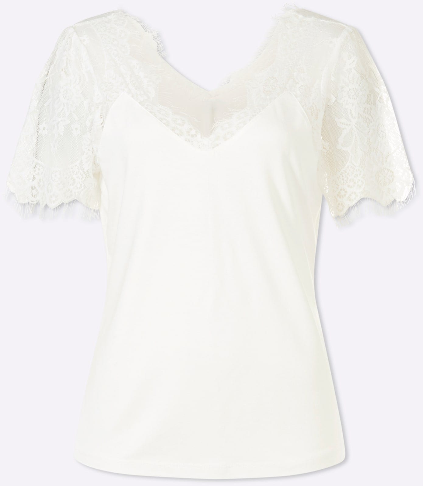 heine Chemise en dentelle »Spitzenshirt« 1 pièces