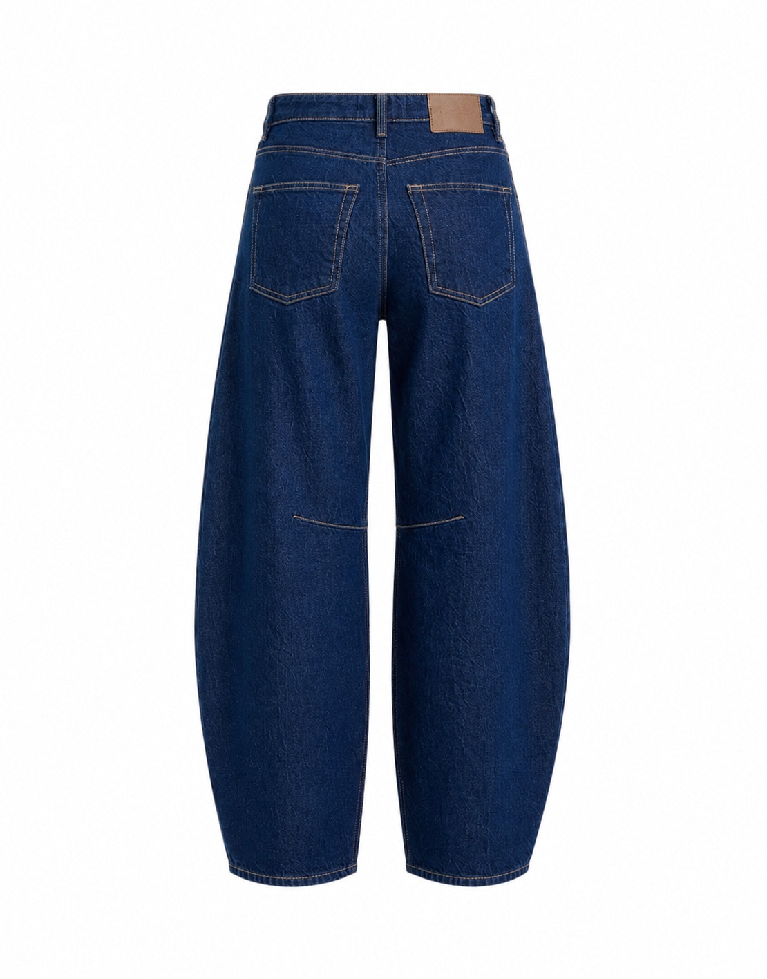 TOPSHOP Jeans large »TSBARREL HR DENIM JEANS DB NOOS« Coton, coupe barrel, taille haute