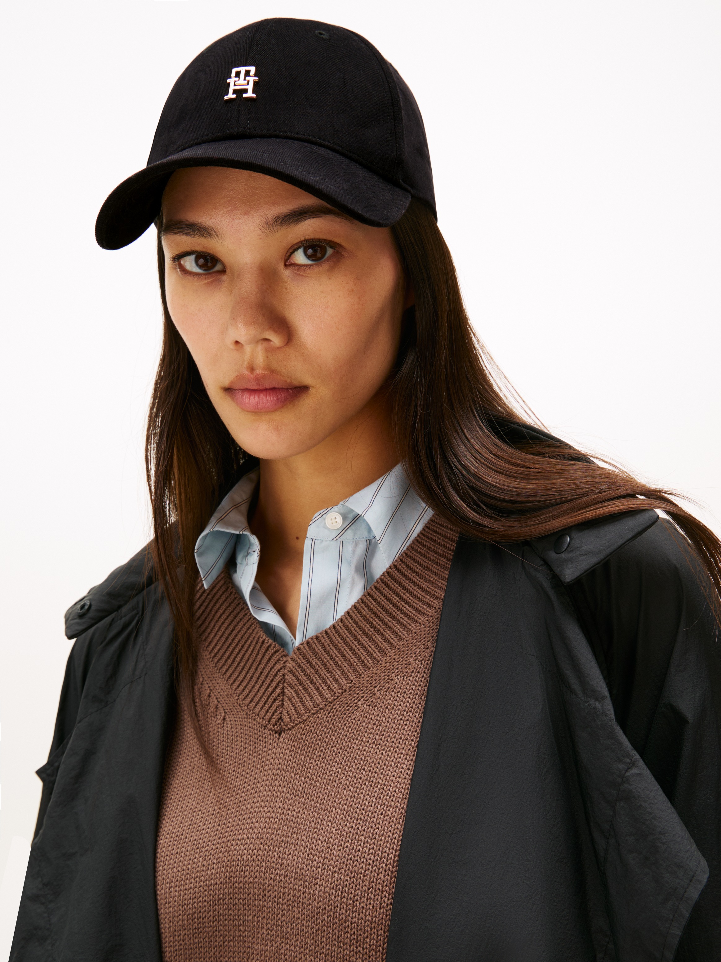 Tommy Hilfiger Casquette de baseball »ELEVATED CHIC CAP« Mit festem Schirm