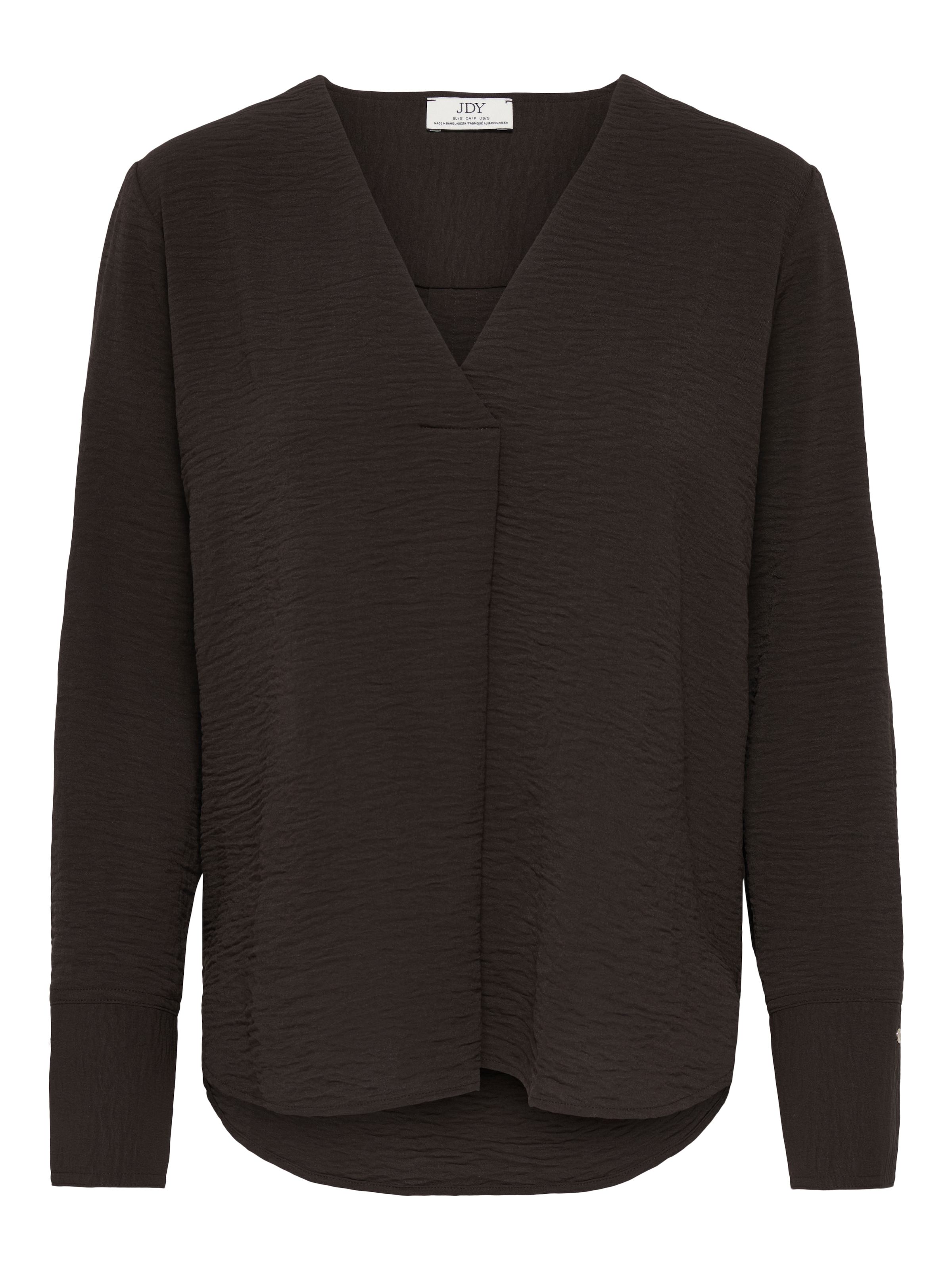 JDY Blouse à manches longues »JDYLION L/S V-NECK TOP WVN« Polyester, coupe régulière