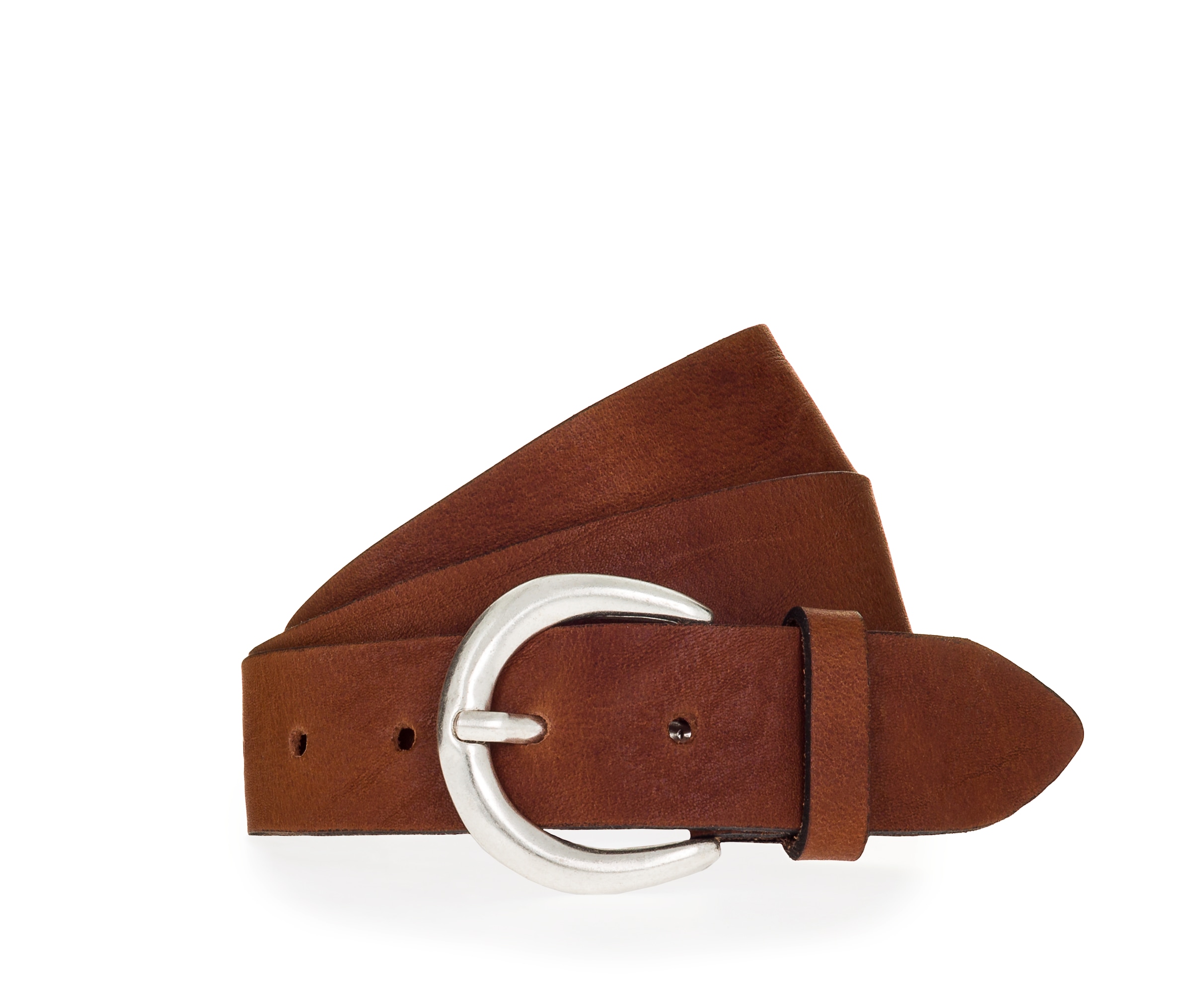 MUSTANG Ceinture en cuir »"Julia"« 1 cuis Boucle en argent poli, largeur 3,5 cm