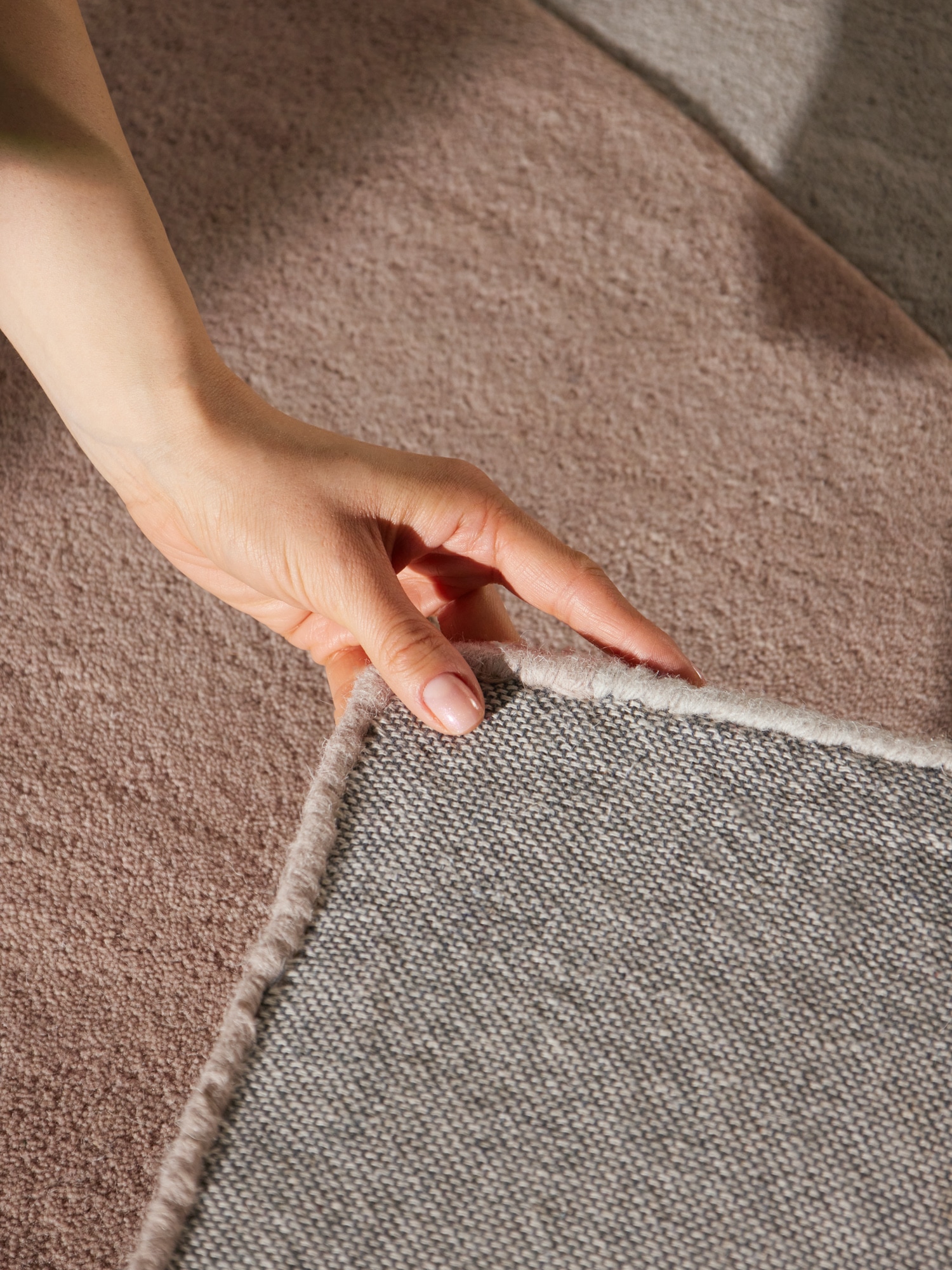 Ted Baker Tapis en laine »Savile« Rectangulaire 17 mm Höhe Laine, tapis naturel, fait main, salon, chambre à coucher, coloré