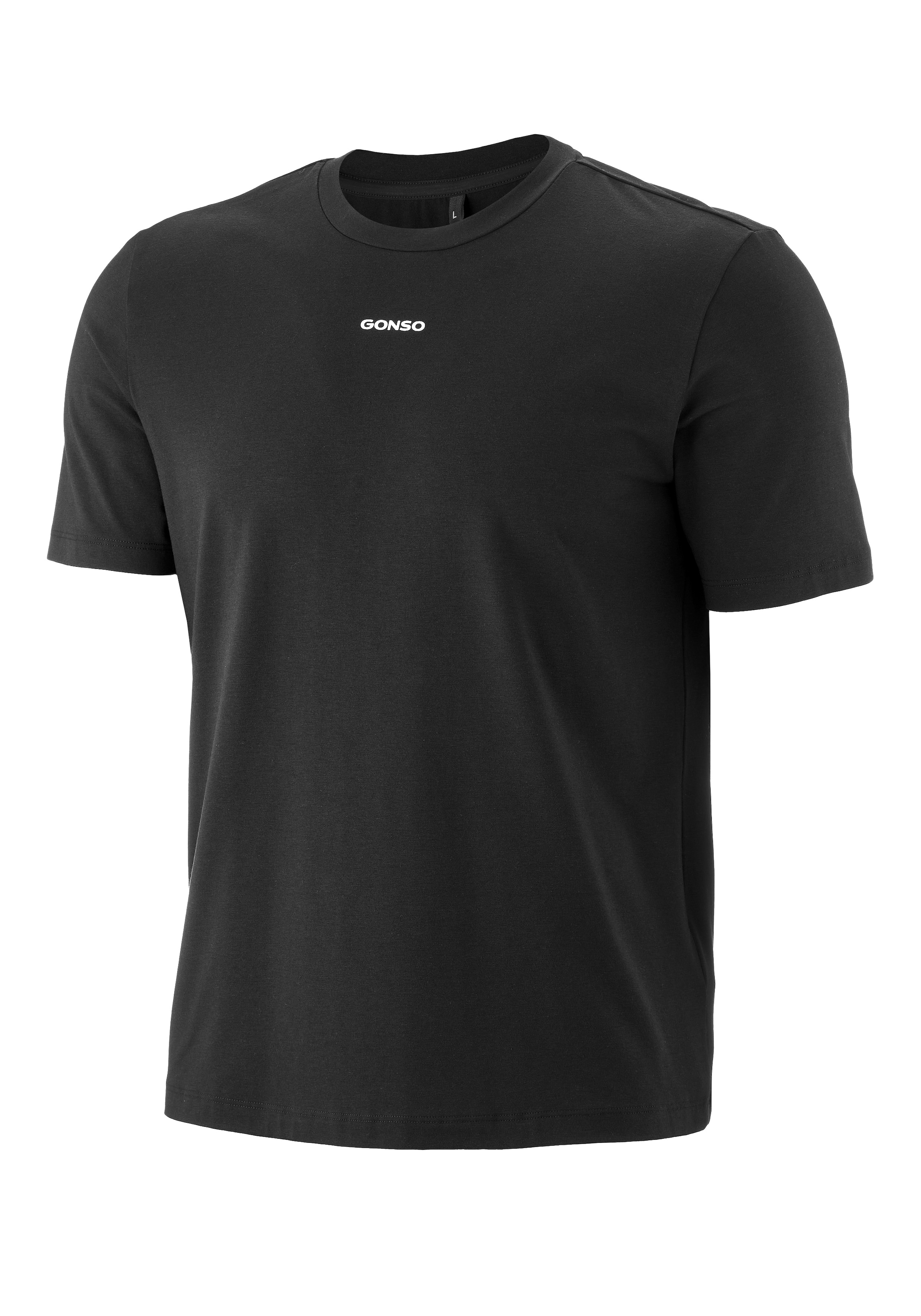 Gonso Rundhalsshirt »Off-Bike T-Shirt M« Herren T-Shirt mit Logo, Off-Bike Shirt, Körpernahe Passform