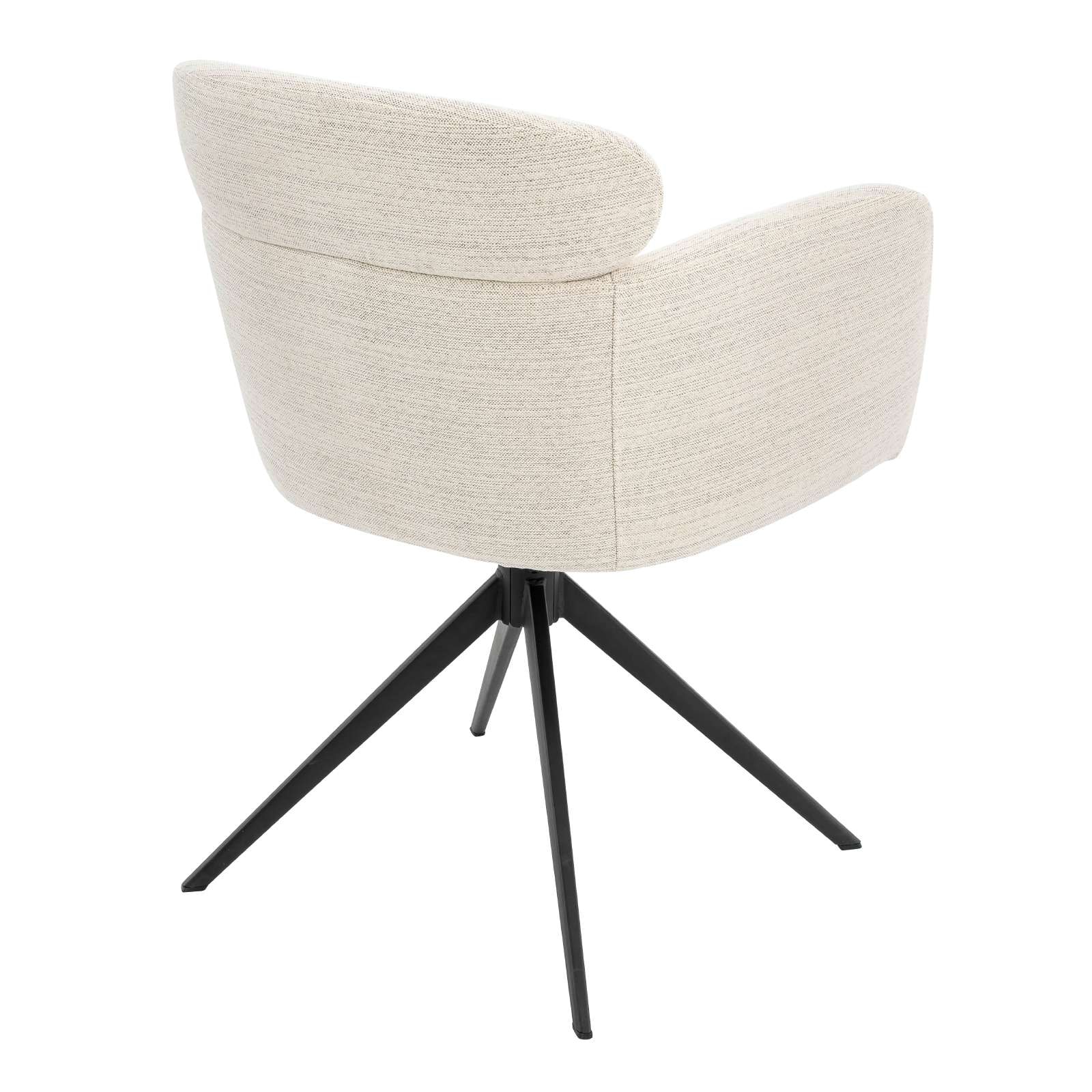 GOODproduct Chaise de salle à manger »Isarco« () 2 cuisretour automatique à 360°, dossier rembourré, accoudoir et surface d'assise