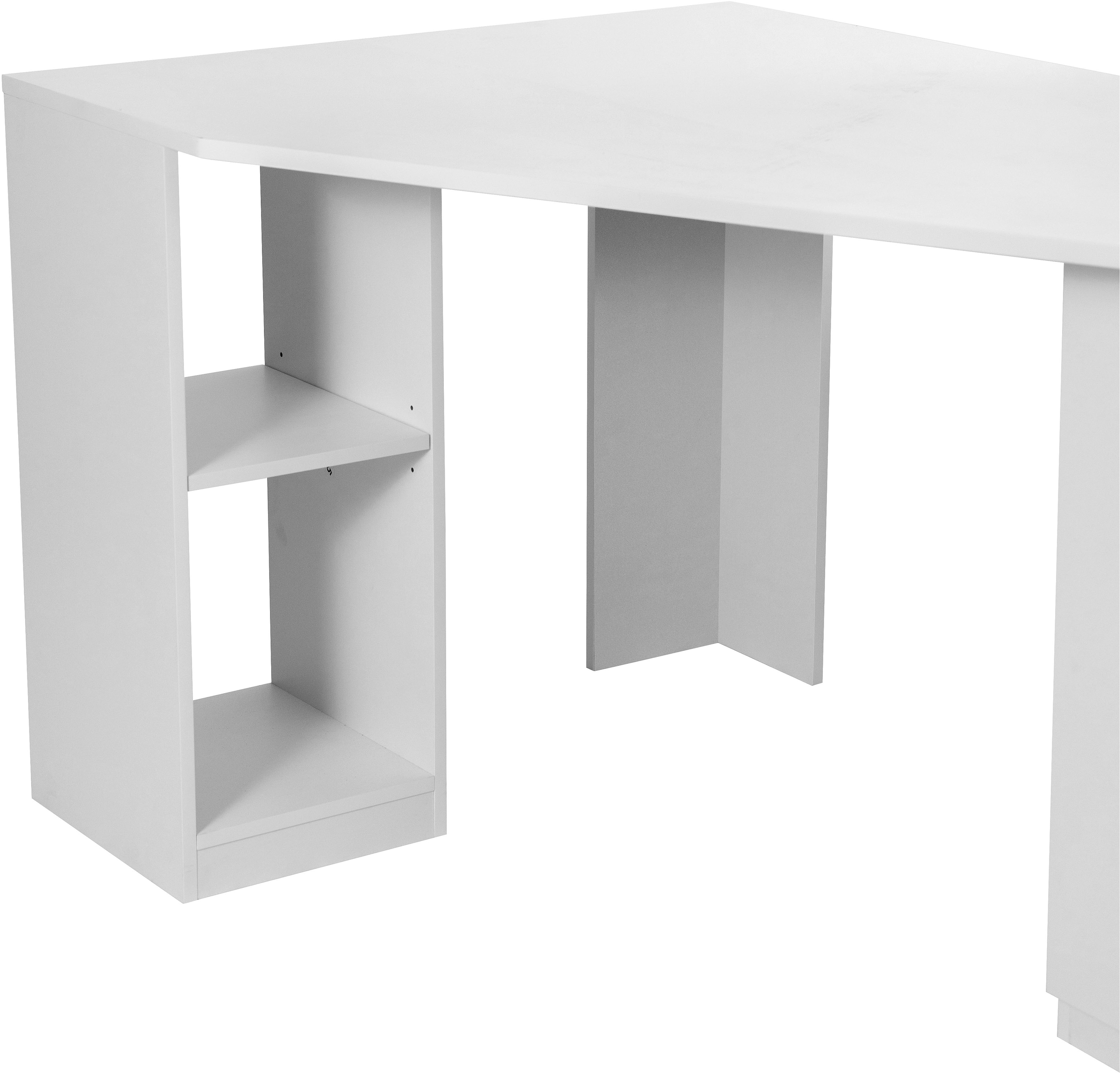 GOODproduct Bureau d'angle »AVRIL« viel Stauraum, Push-to-Open, Breite: 90 cm