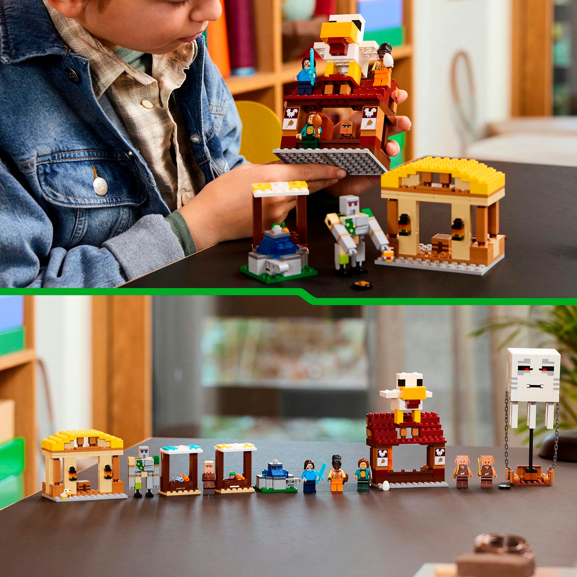 LEGO® Konstruktionsspielsteine »Angriff des Ghast-Ballons (21273), LEGO® Minecraft« Made in Europe