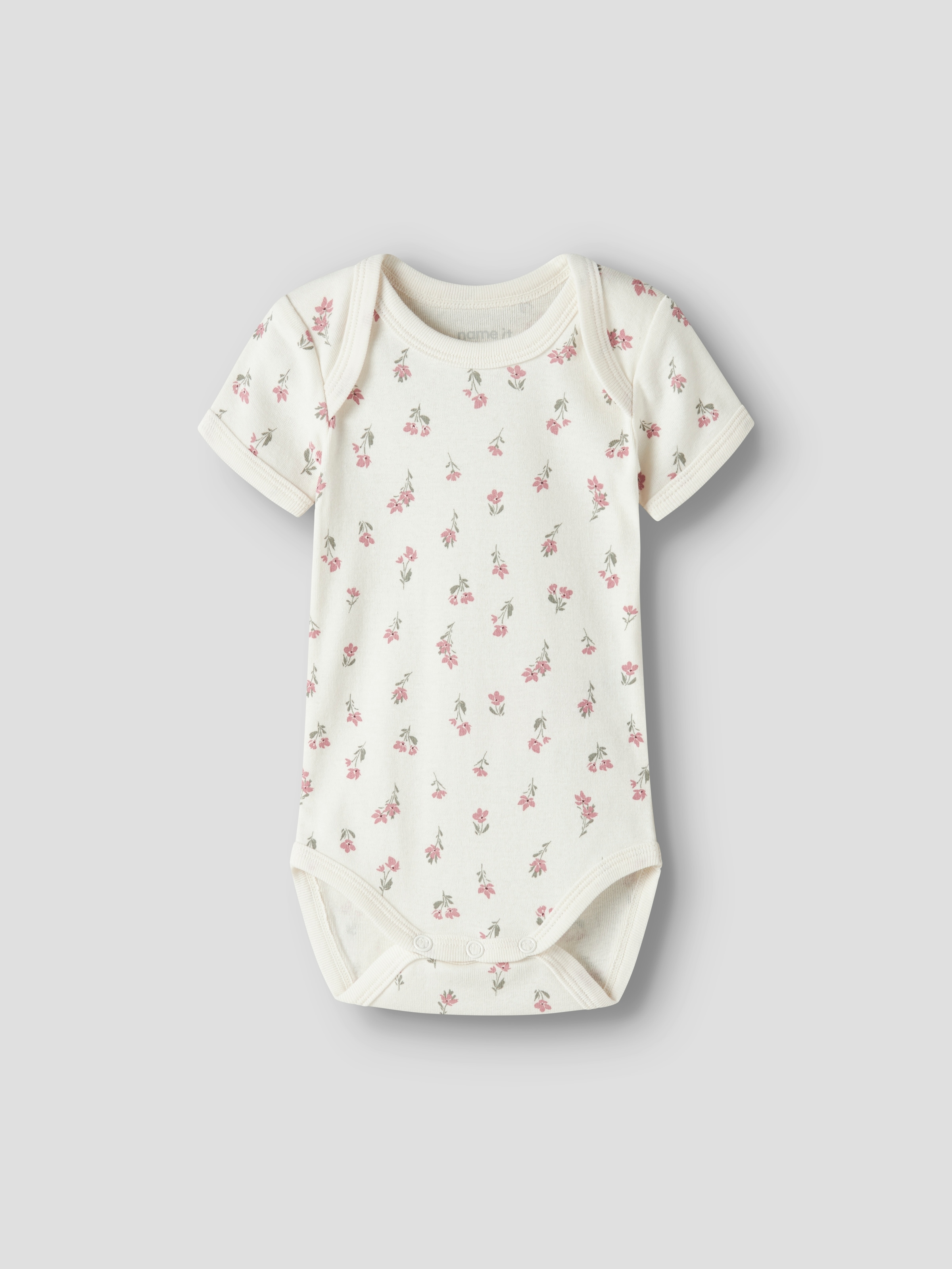 Name It Kurzarmbody »NBFBODY 3P SS FLOWER NOOS« Packung, 3 tlg.