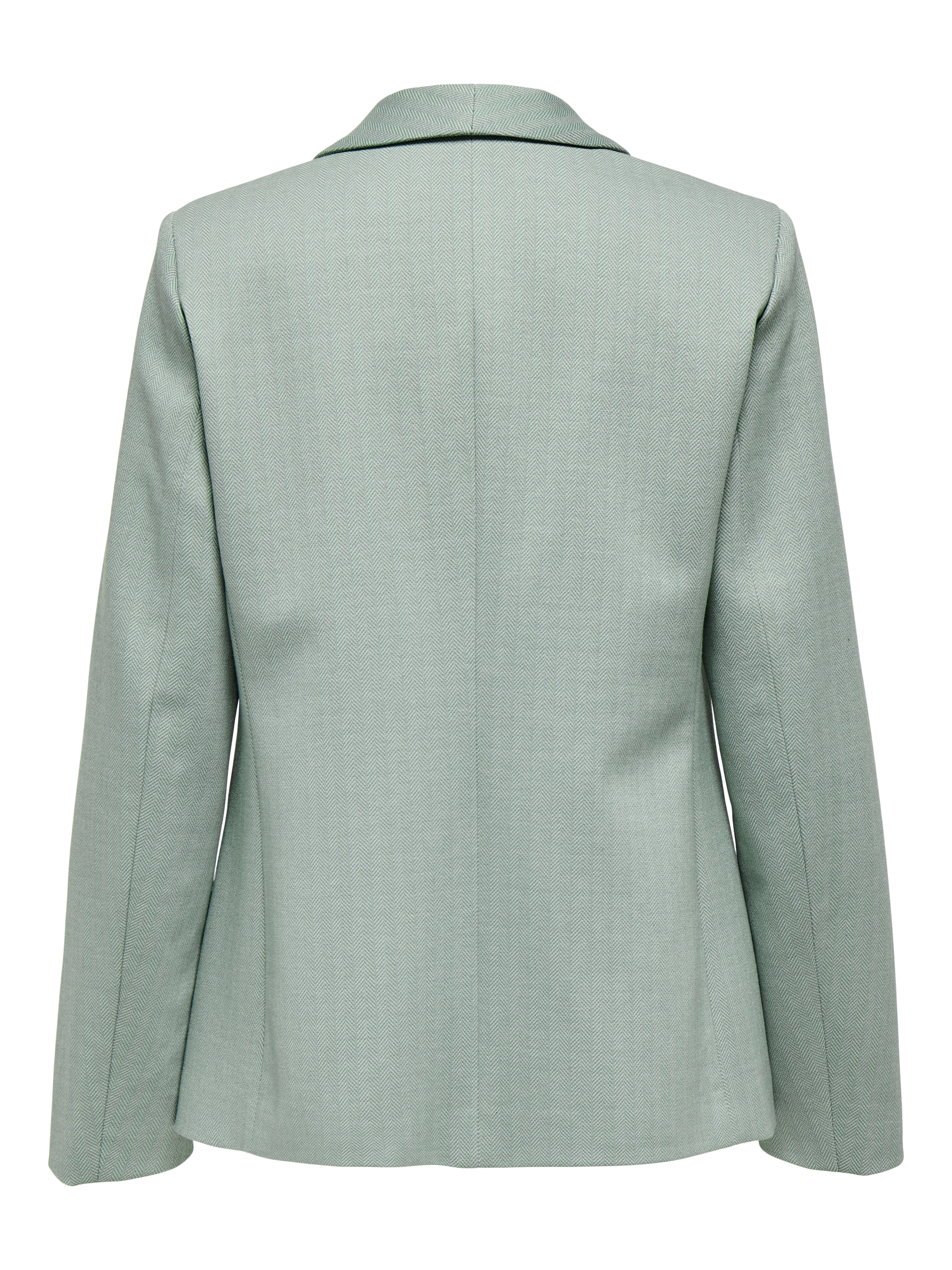 ONLY Blazer long »ONLESKA-ADDY LIFE L/S HB BLAZER CC TLR« mit Reverskragen, verschlusslose Form, Fischgratmuster