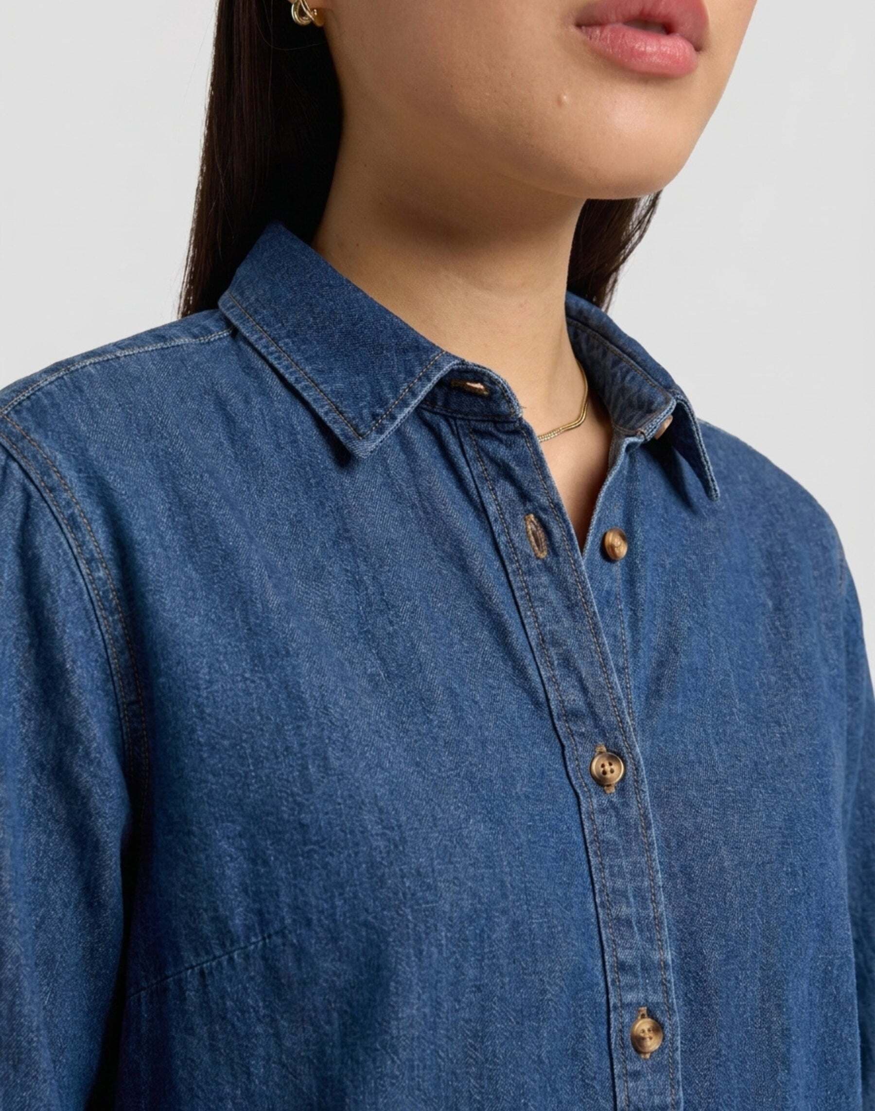 Lee® Blouse en jean »Lee Jeanshemd Classic«