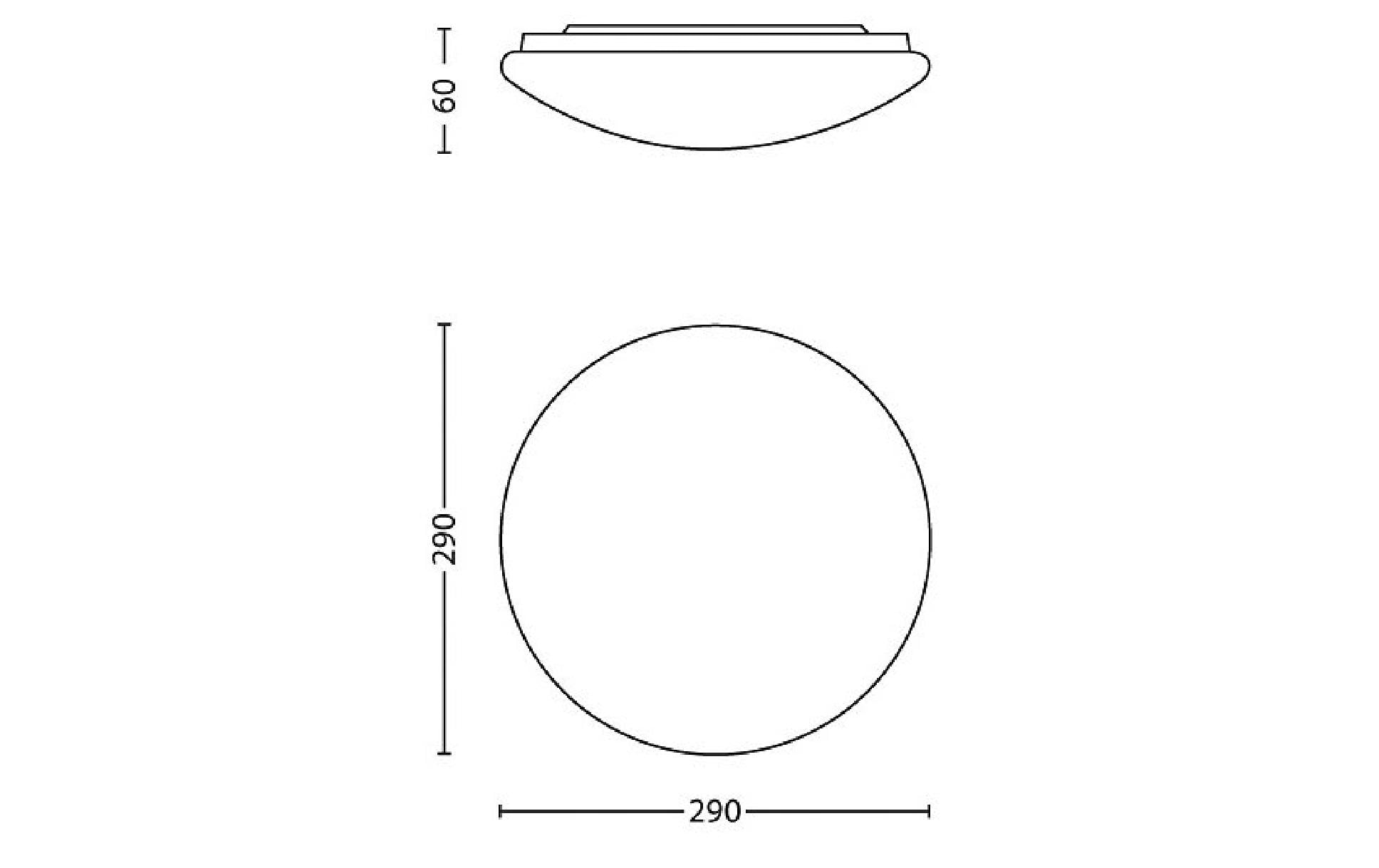 Philips Deckenleuchte »Twirly, 12 W,« Warmweiss