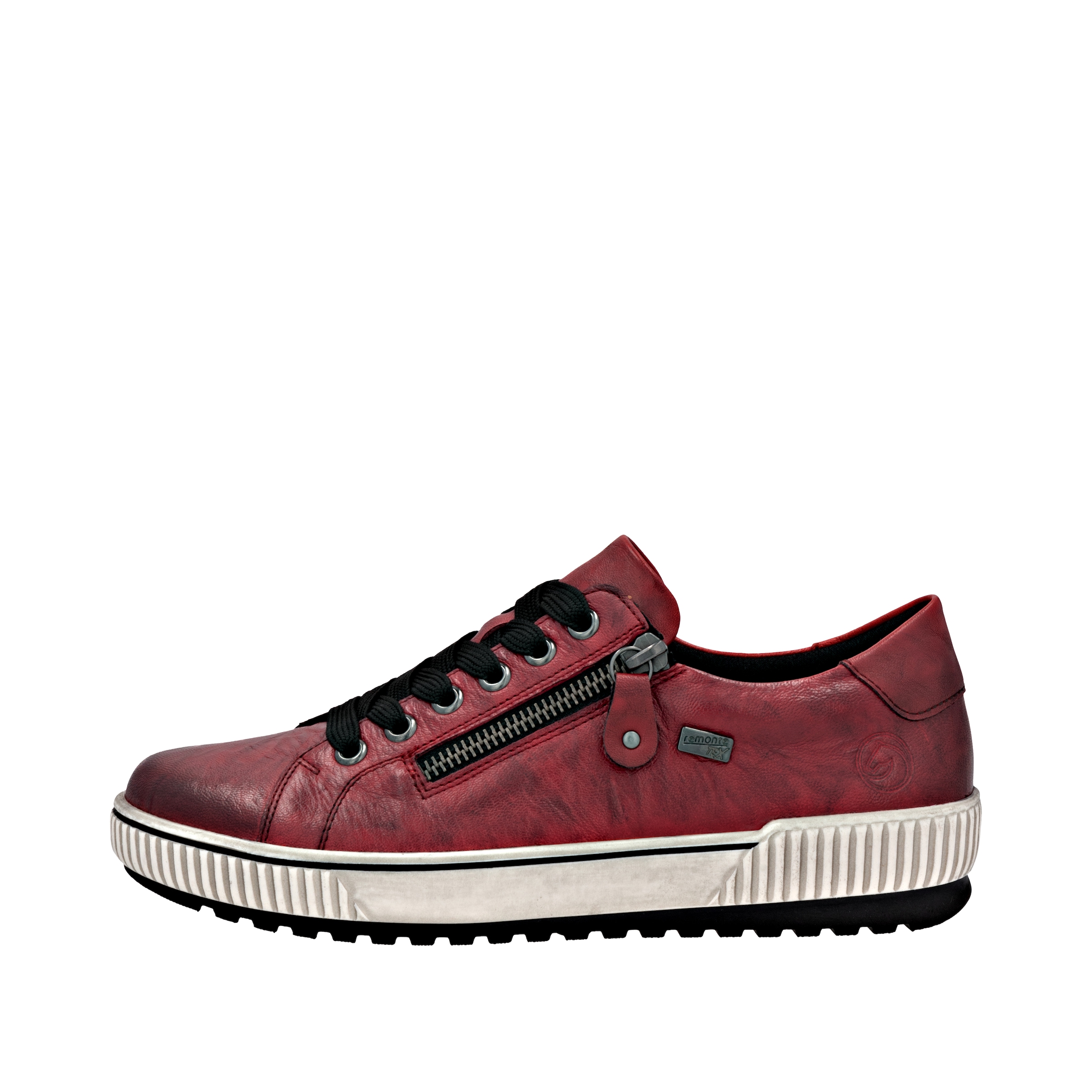 Remonte Baskets à plateforme  , chaussure de loisirs, chaussure basse, chaussure à lacets avec fermeture éclair extérieure