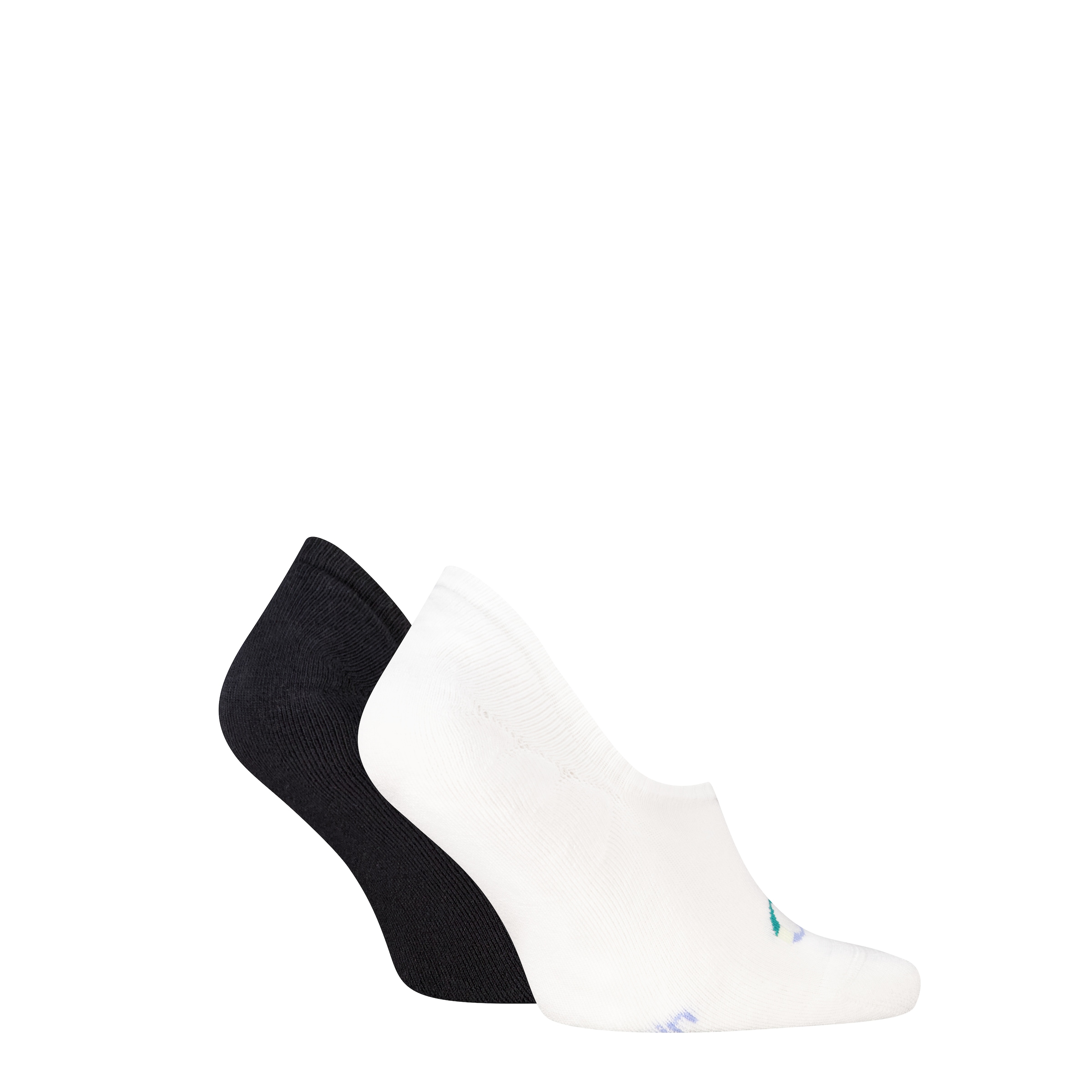 Calvin Klein Jeans Füsslinge »CKJ MEN FOOTIE HIGH CUT 2P MONOGRAM« 2 Paar, 2 Paar tlg. hoch geschnittene Silhouette, Cotton-Mix