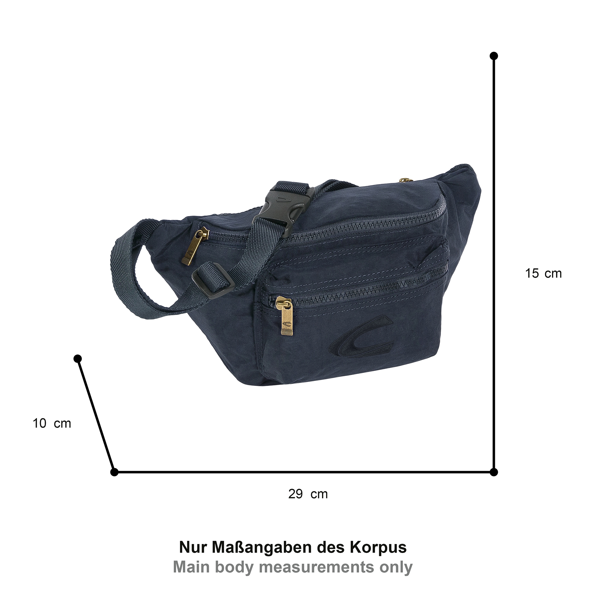 camel active Sac ventral »Journey« aus leichtem robusten Nylon, funktional perfekt für alle Lebenslagen