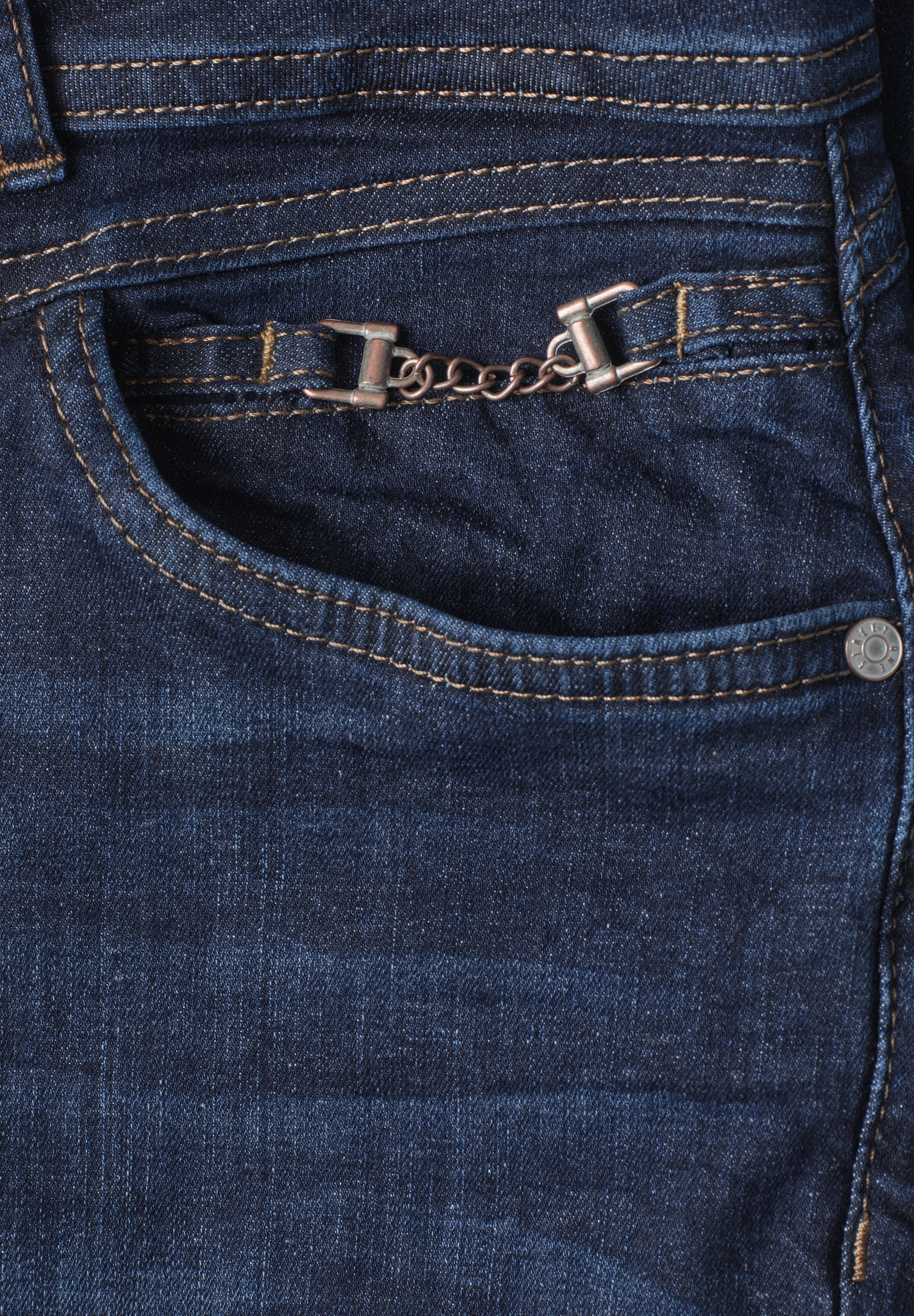 STREET ONE Slim-fit-Jeans 5-Pocket-Style, mit Elasthan