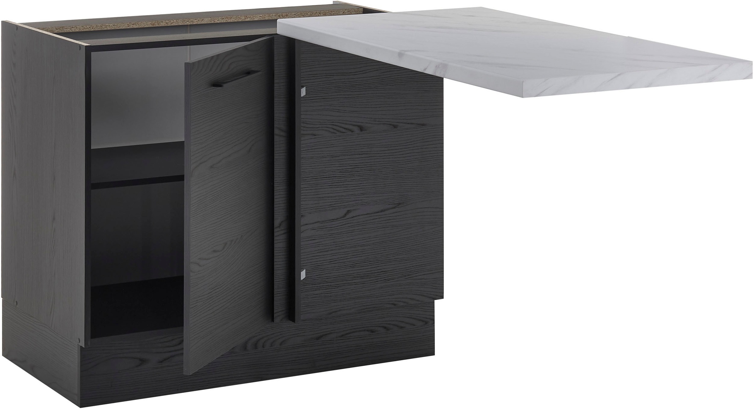 BASIC by Balculina Eckunterschrank »Yorki« Stellmass B/T/H 45/60/90 cm