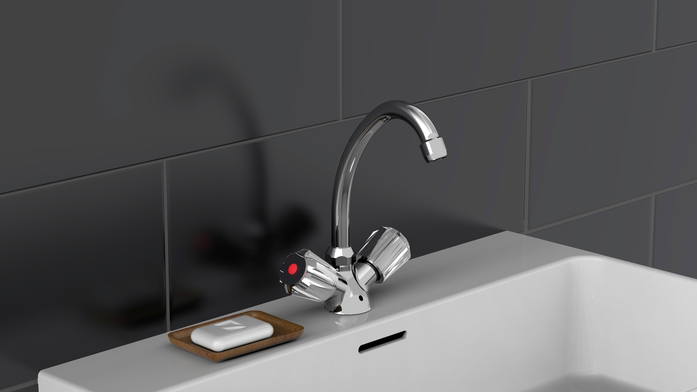 Schütte Robinet de lavabo »Savino« robinet, mitigeur lavabo, robinetterie de lavabo chromée